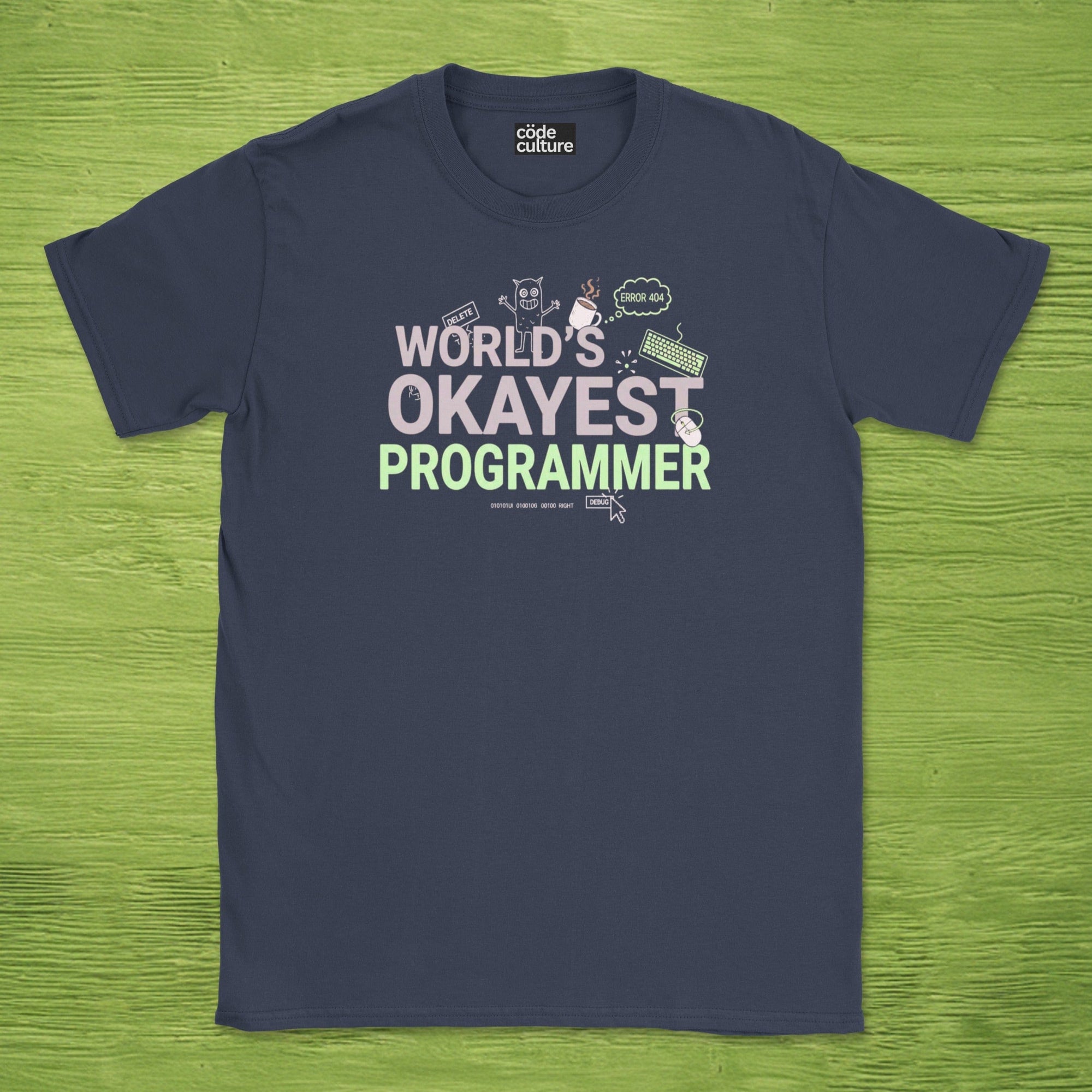 world's okayest programmer shirt