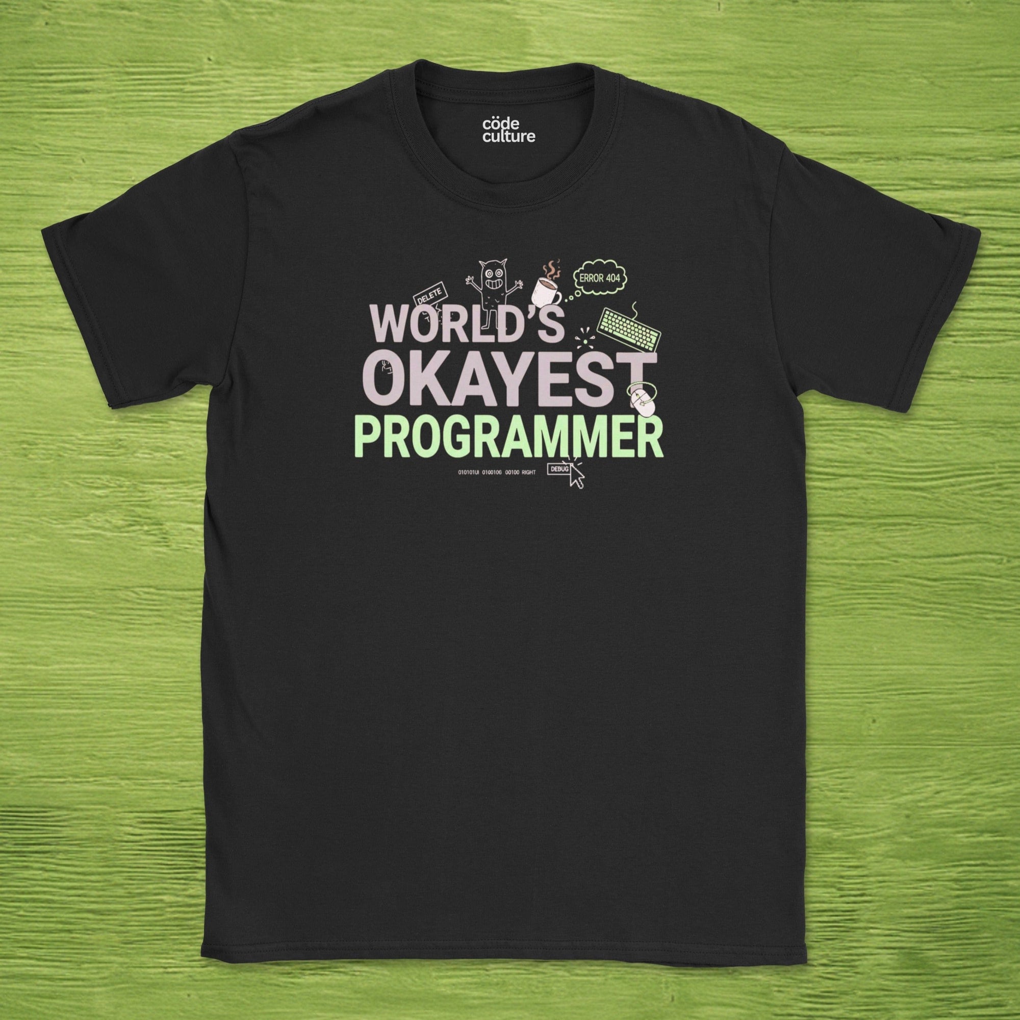 world's okayest programmer shirt