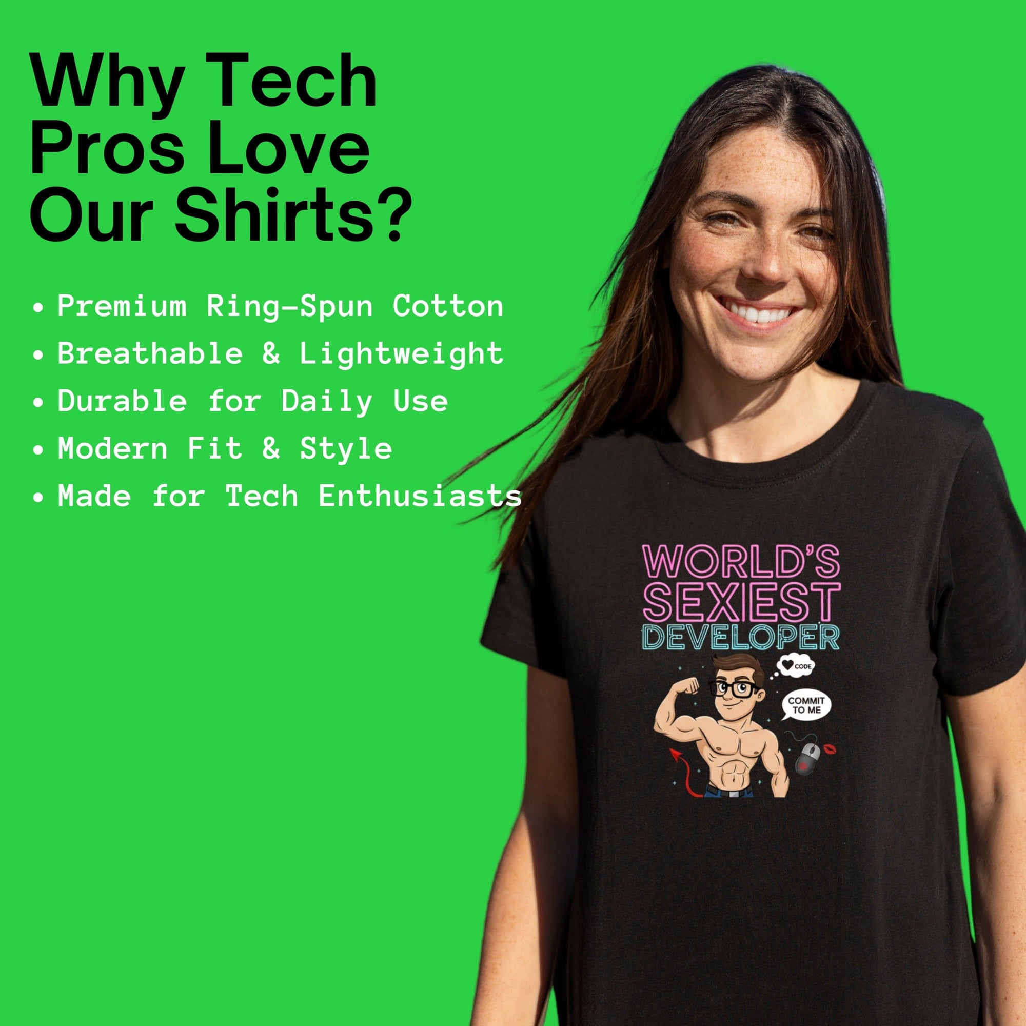 world's sexiest developer shirt