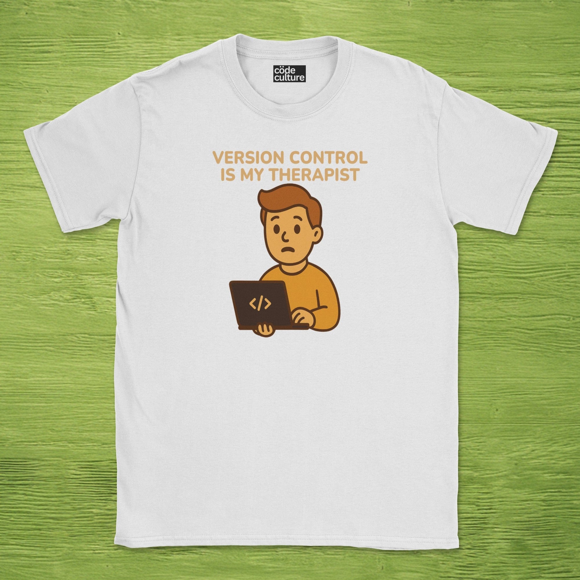 version control is my therapist shirt