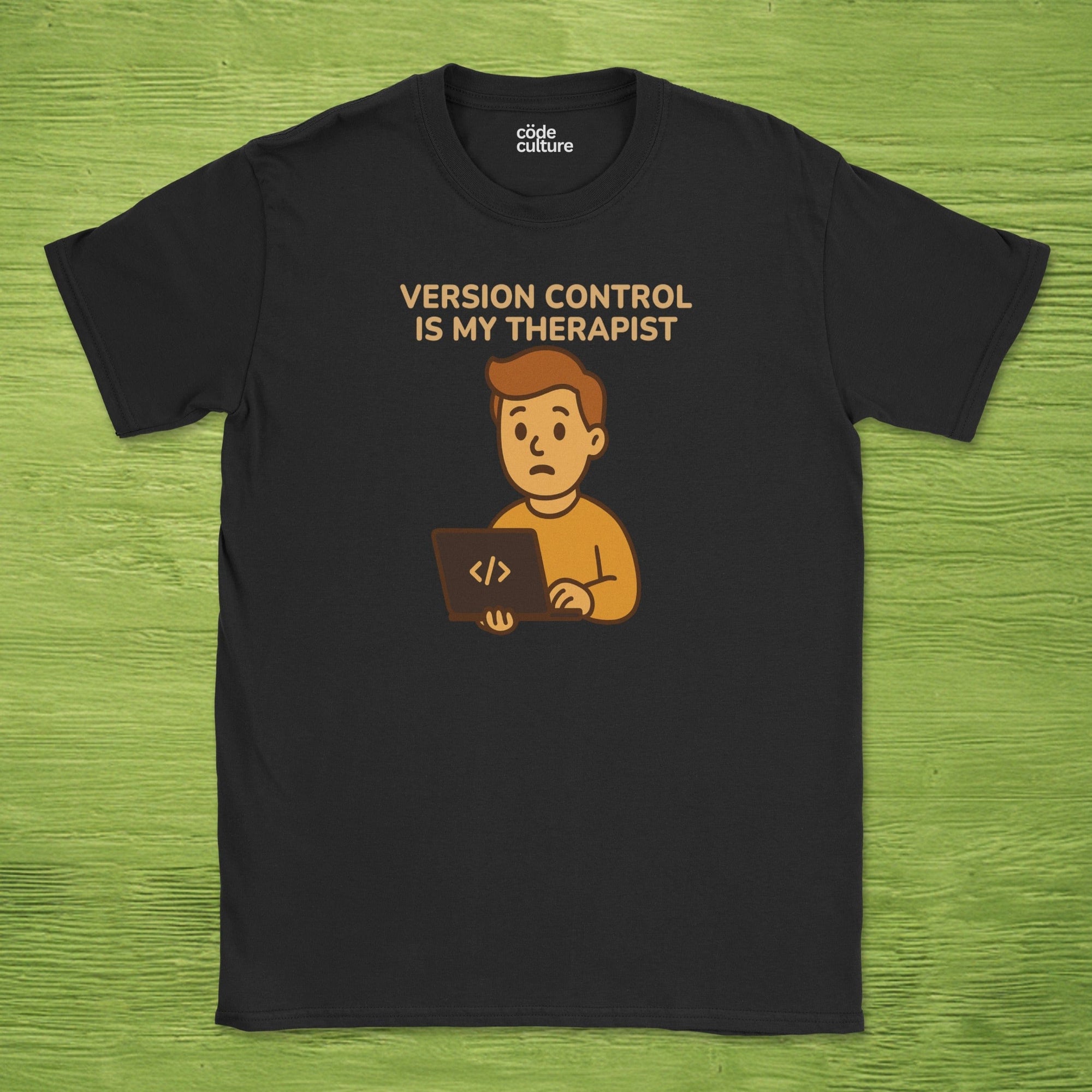 version control is my therapist shirt