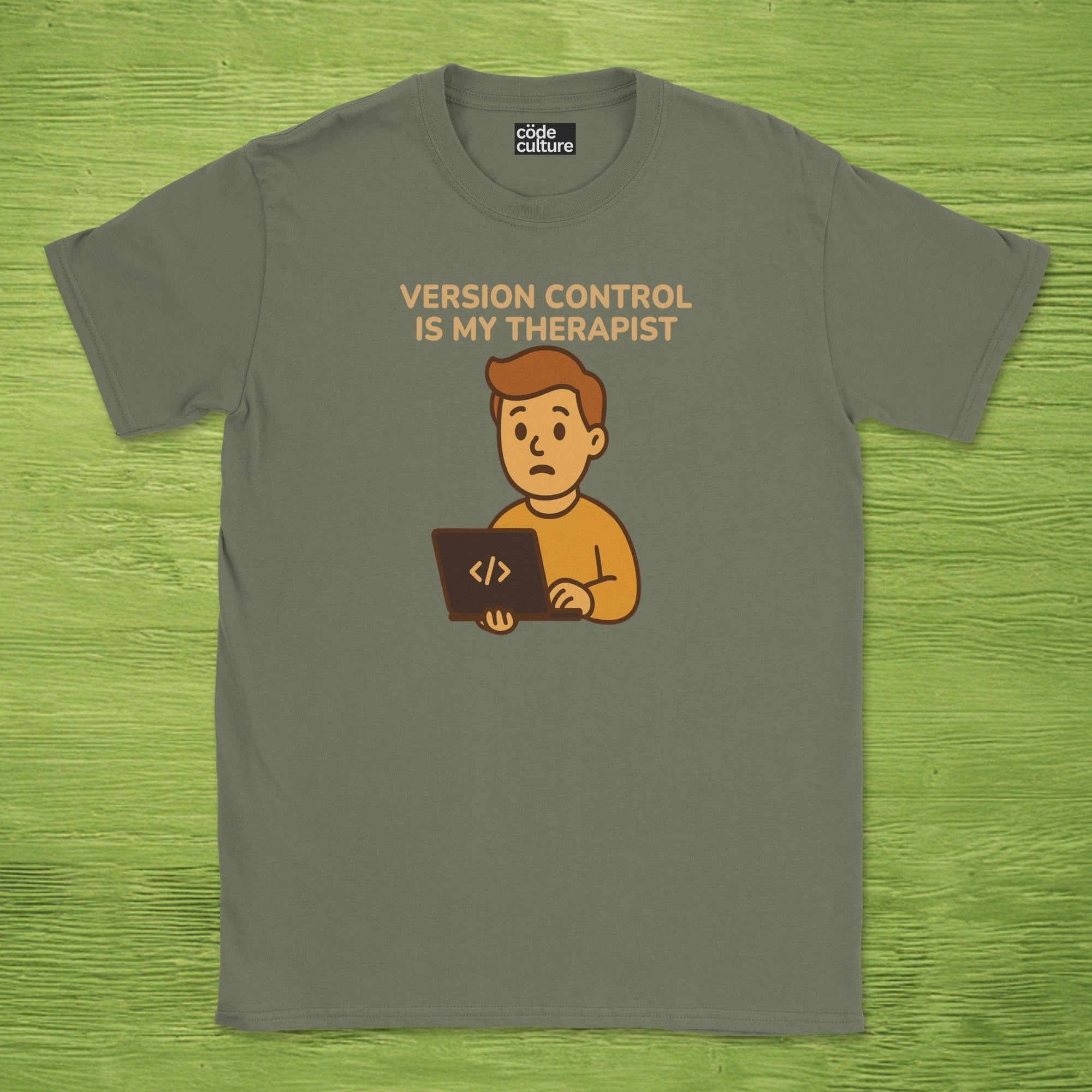 version control is my therapist shirt