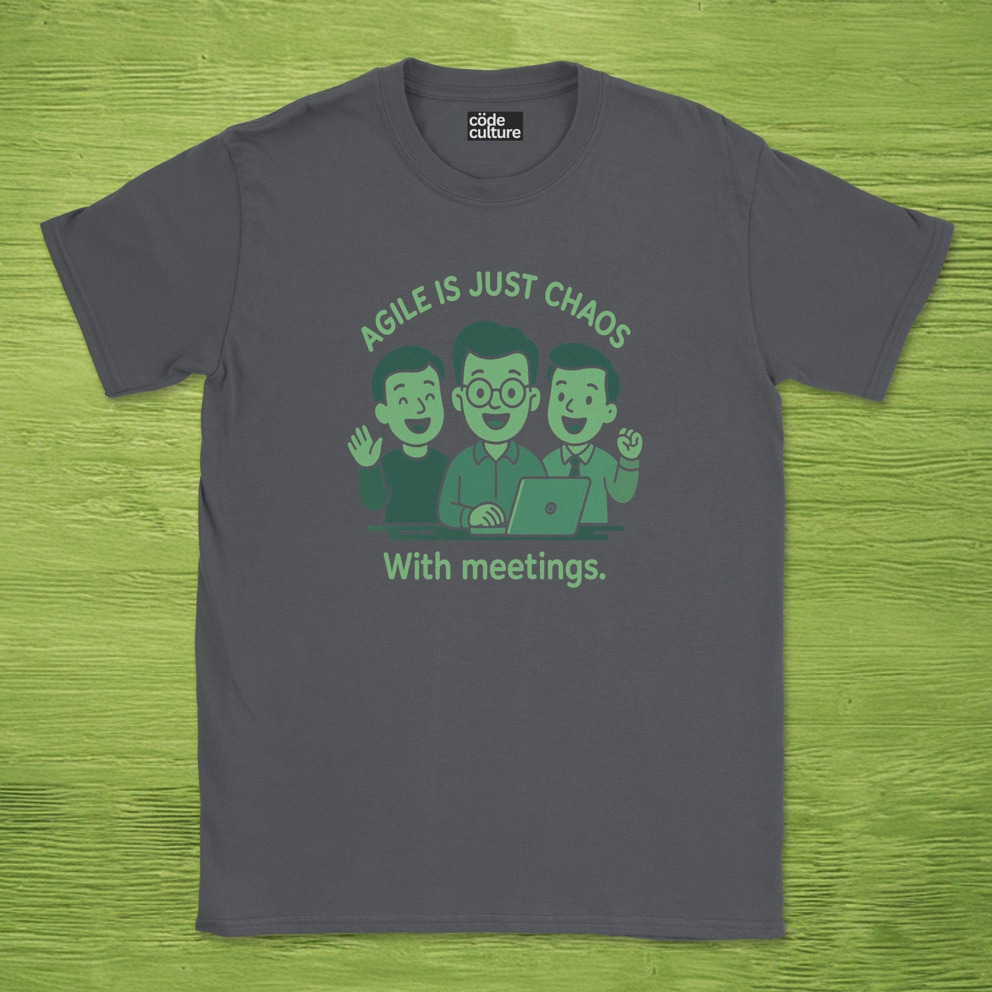 agile is just chaos with meetings shirt