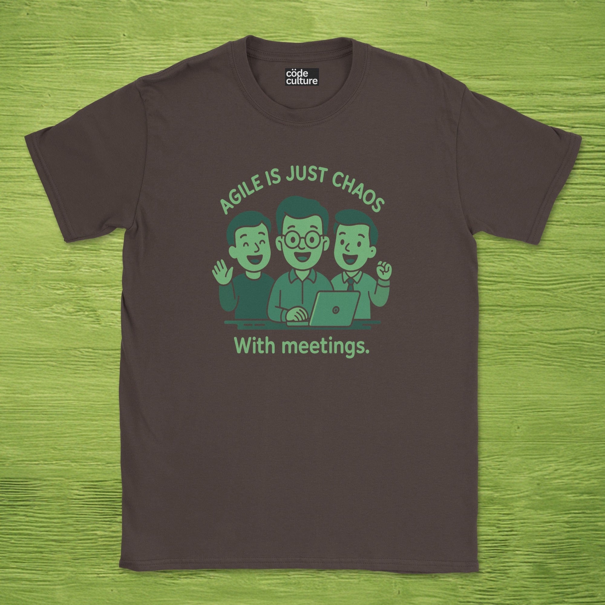agile is just chaos with meetings shirt