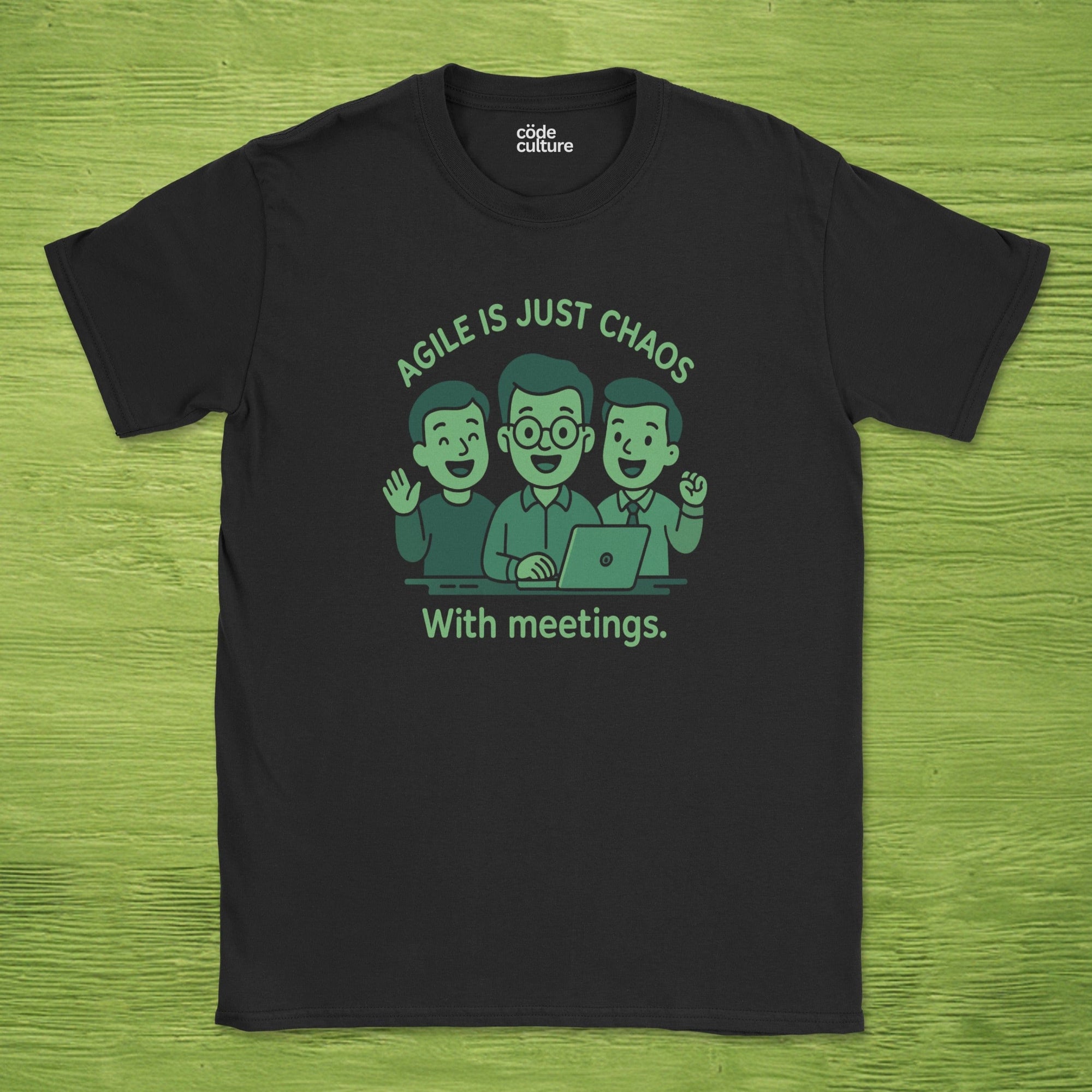 agile is just chaos with meetings shirt
