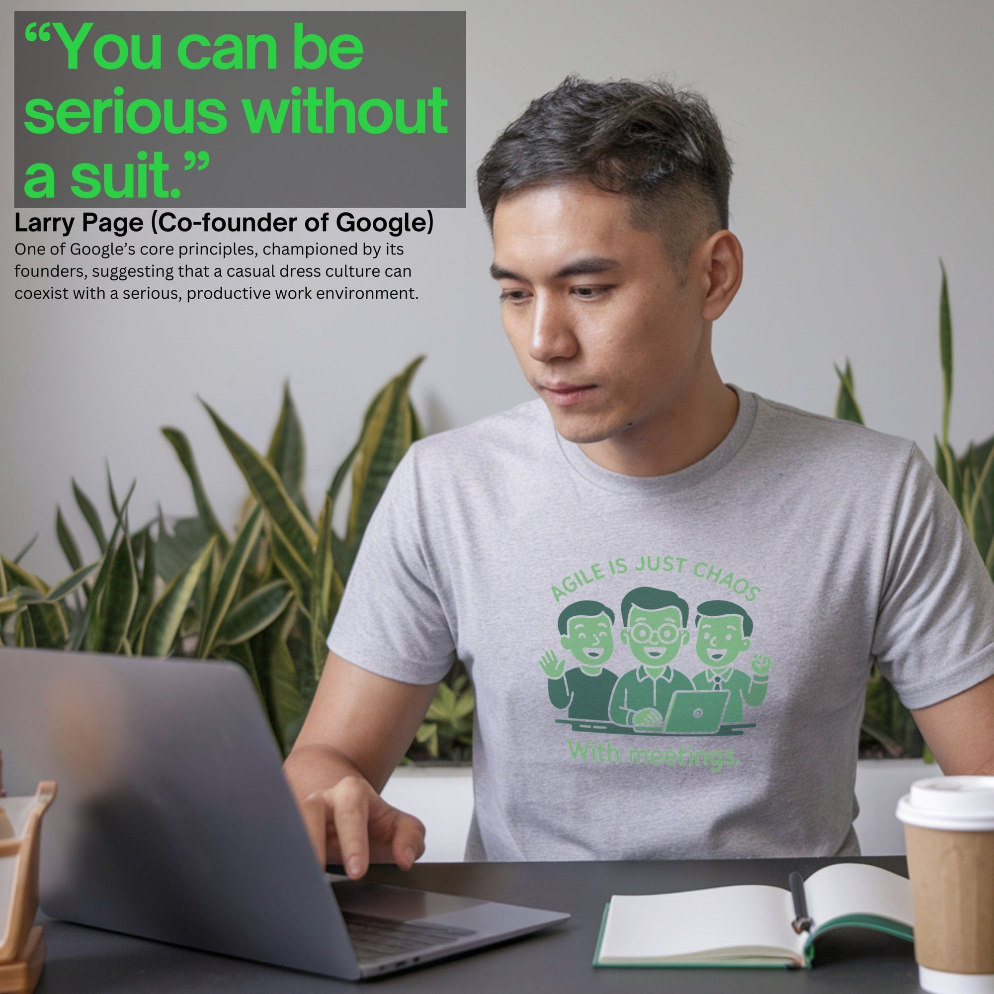 agile is just chaos with meetings shirt