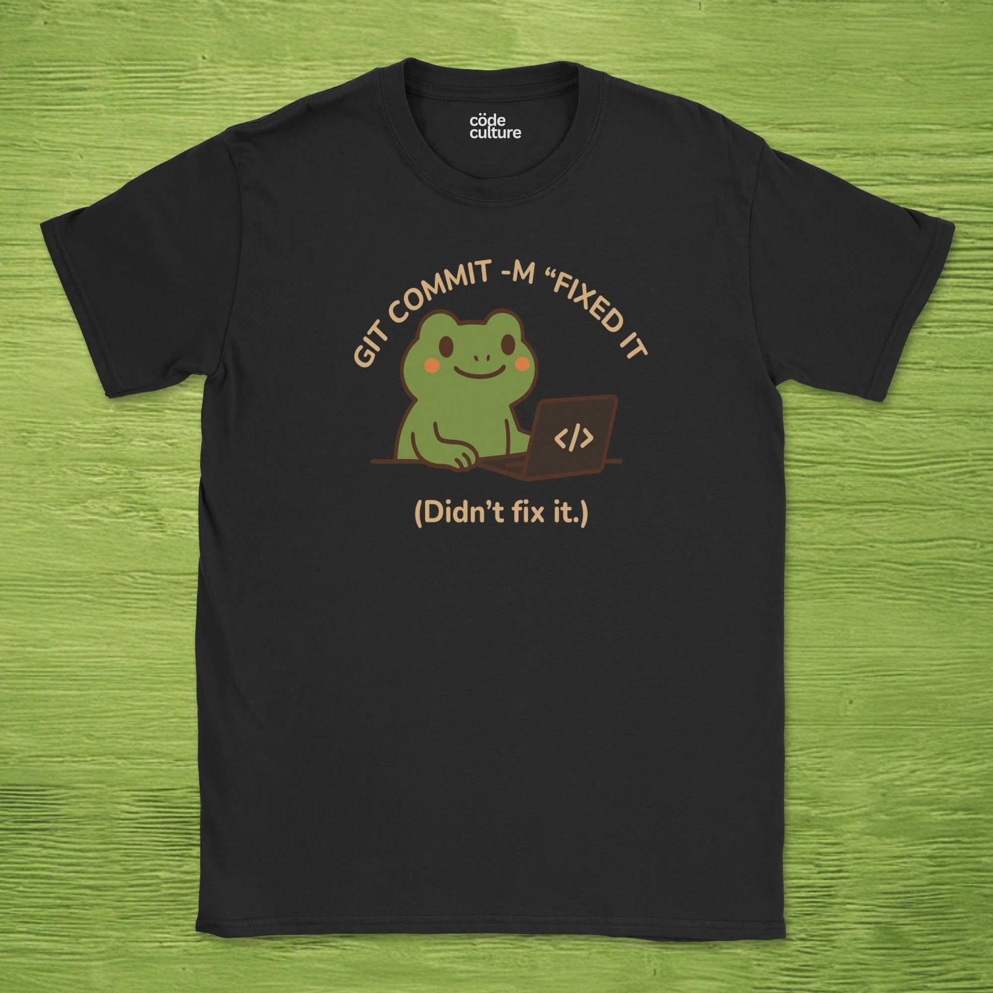 git commit -m "fixed it" shirt