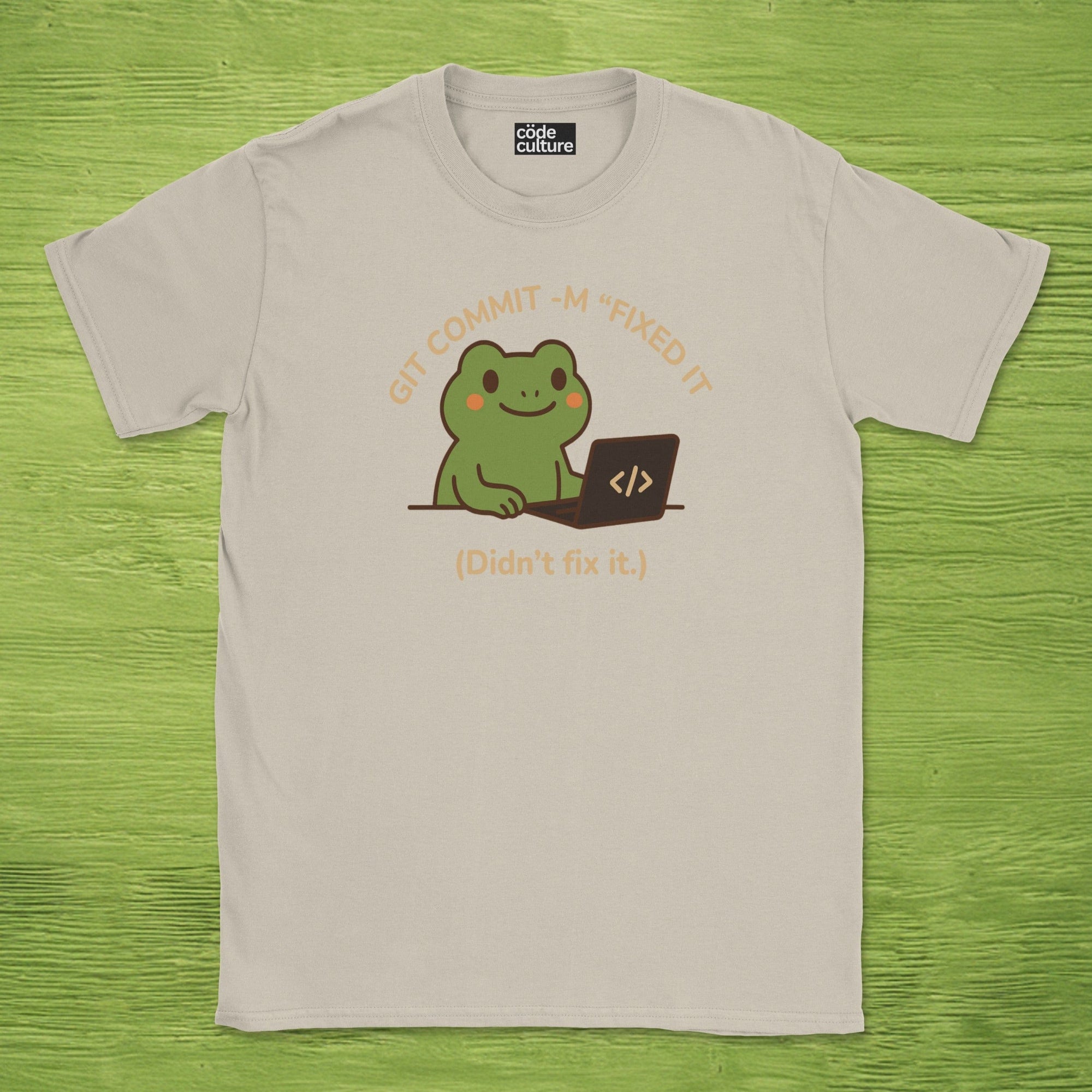 git commit -m "fixed it" shirt