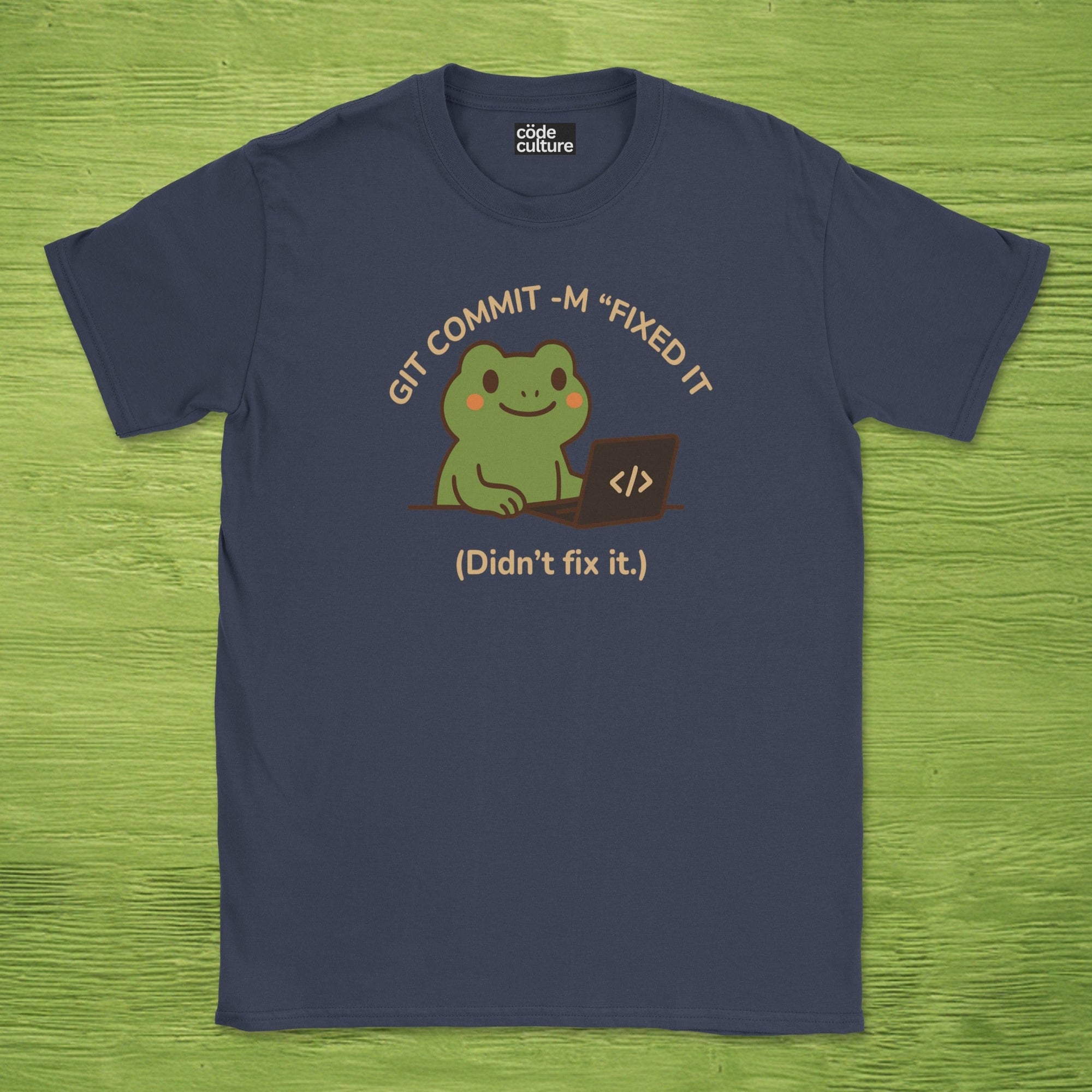 git commit -m "fixed it" shirt