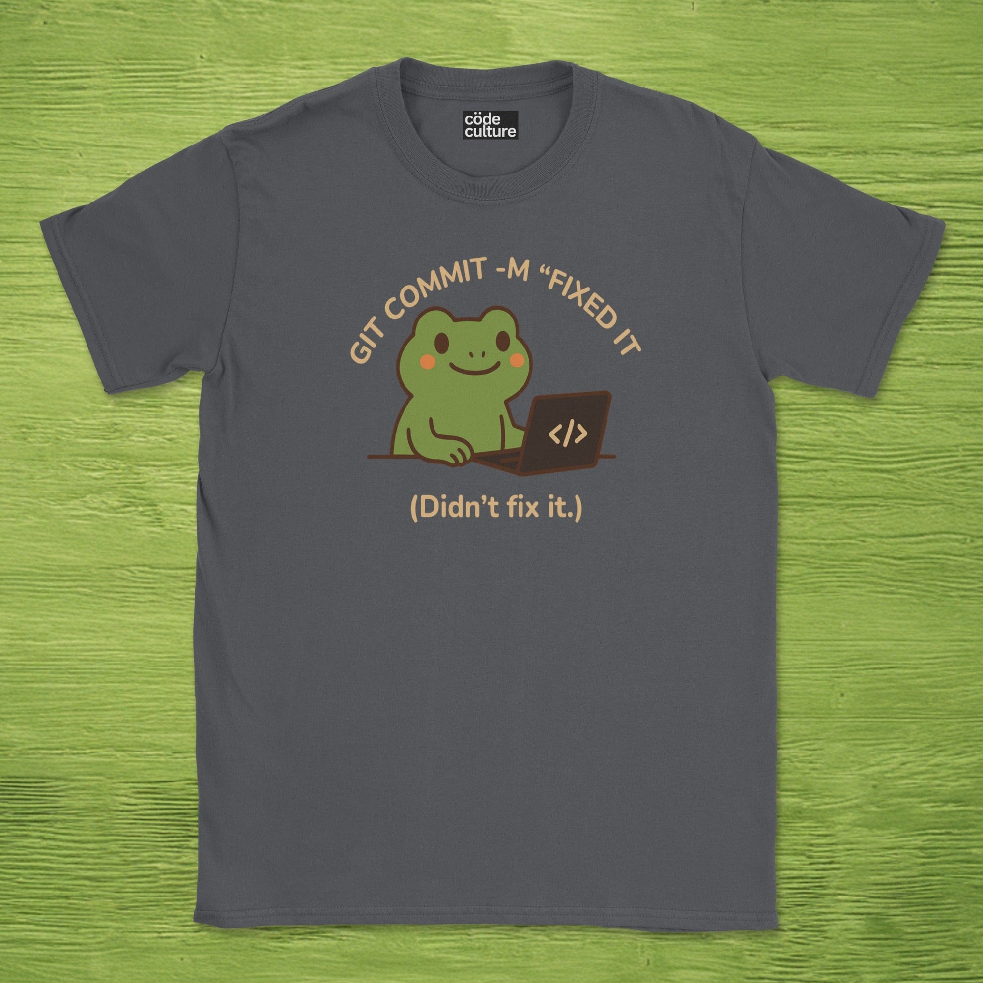git commit -m "fixed it" shirt