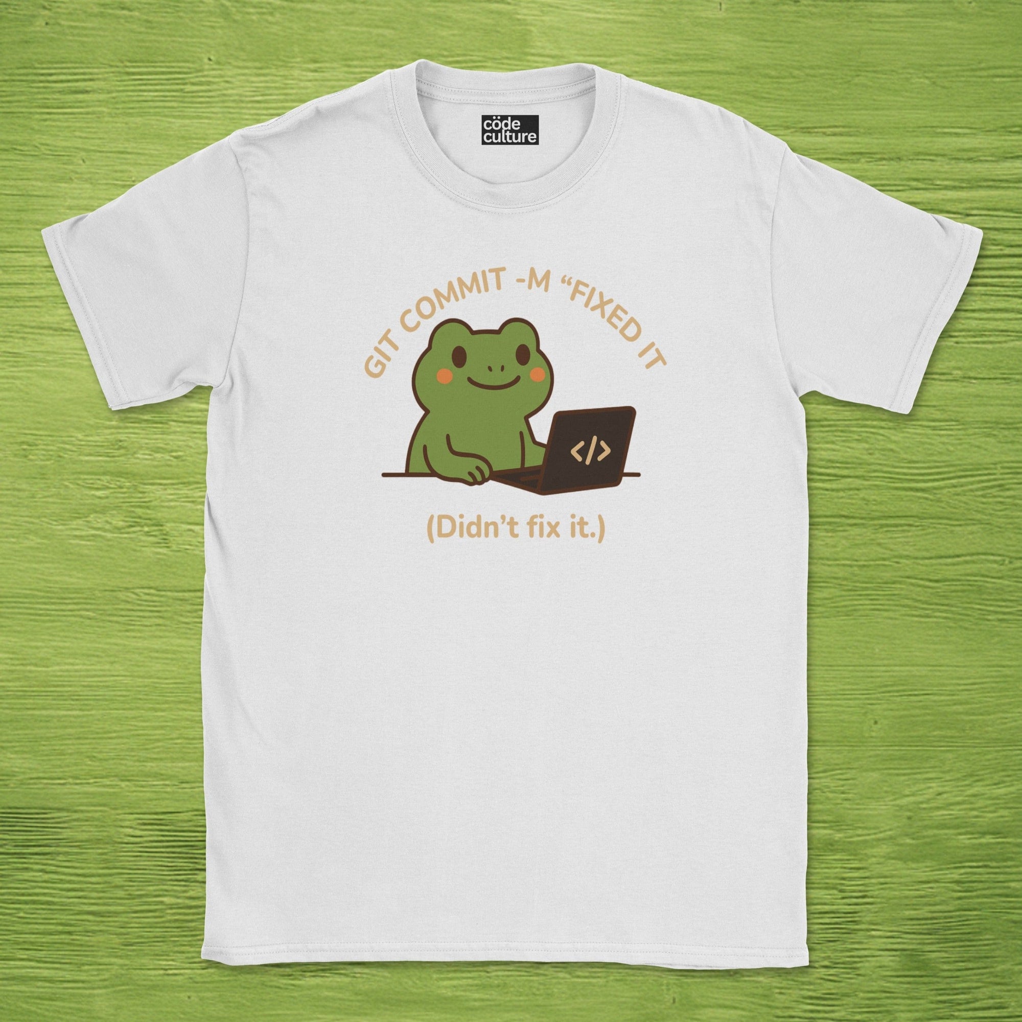 git commit -m "fixed it" shirt
