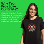 commit therefore i am skeleton shirt