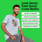 coffee code crash repeat skeleton shirt