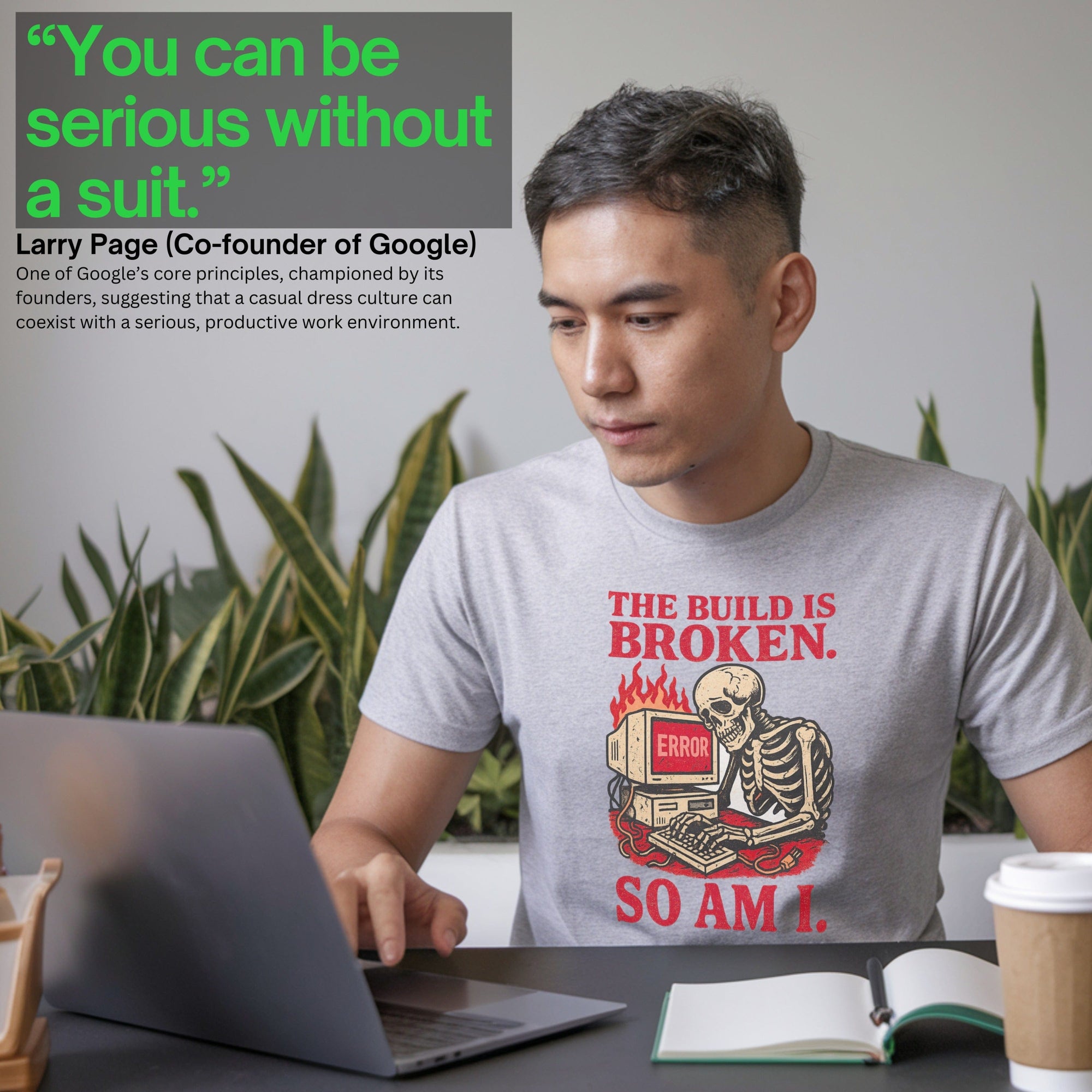 the build is broken so am i shirt