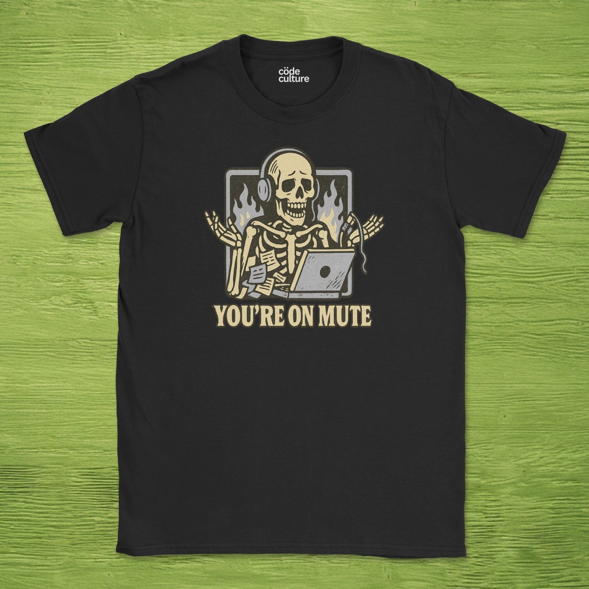 youre on mute skeleton shirt