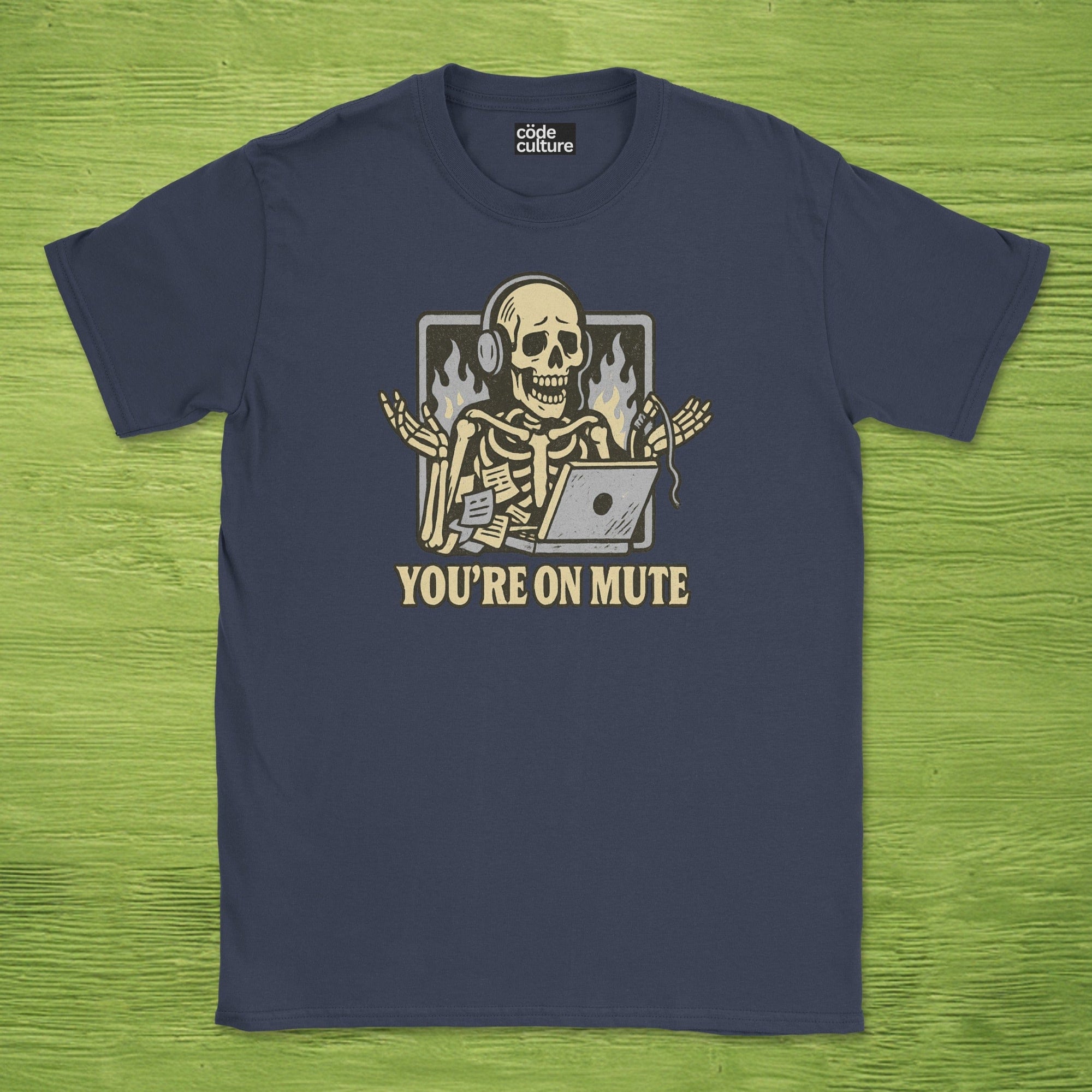 youre on mute skeleton shirt