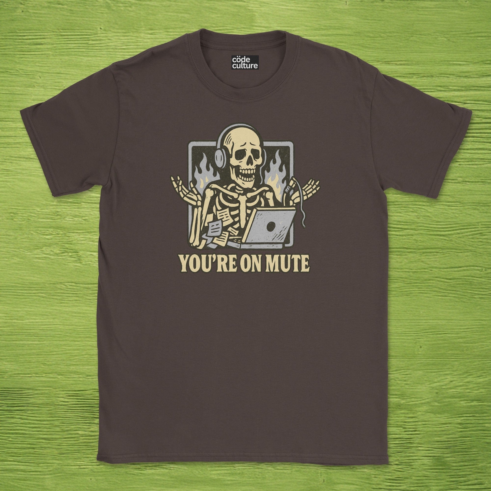 youre on mute skeleton shirt