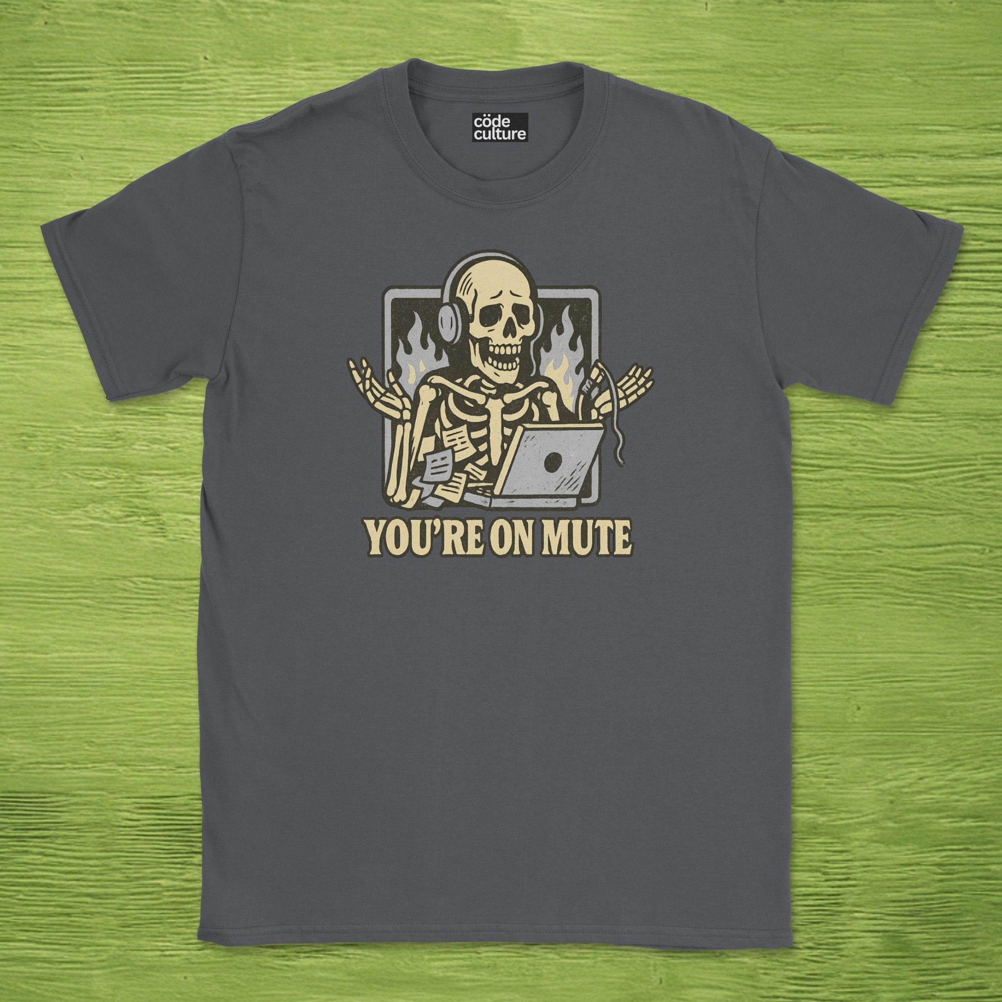 youre on mute skeleton shirt