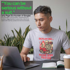 deploying… please send prayers skeleton shirt