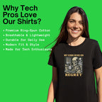 my code runs on regret skeleton shirt