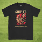 ship it. let god sort it out. skeleton shirt
