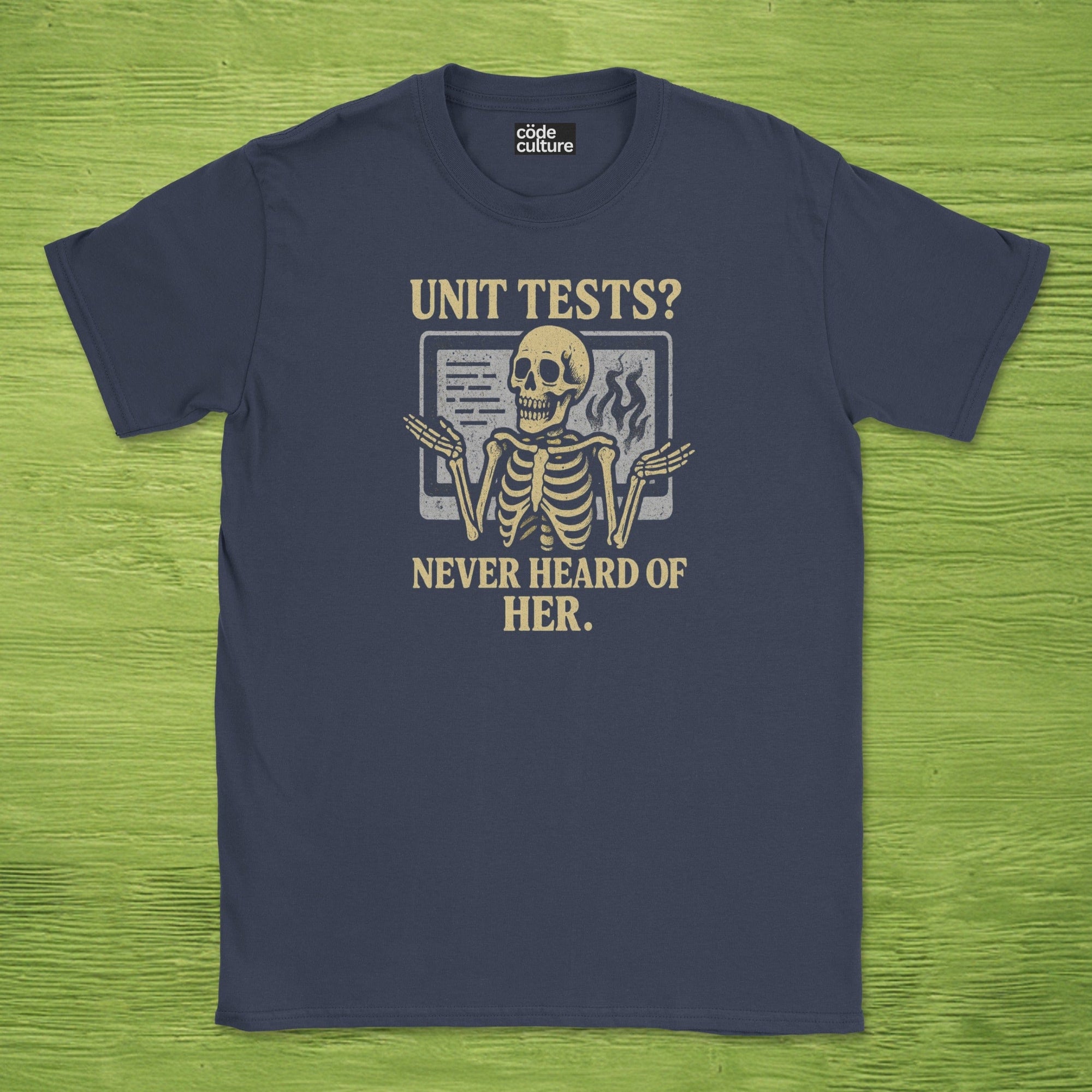 monday loading… please wait skeleton shirt