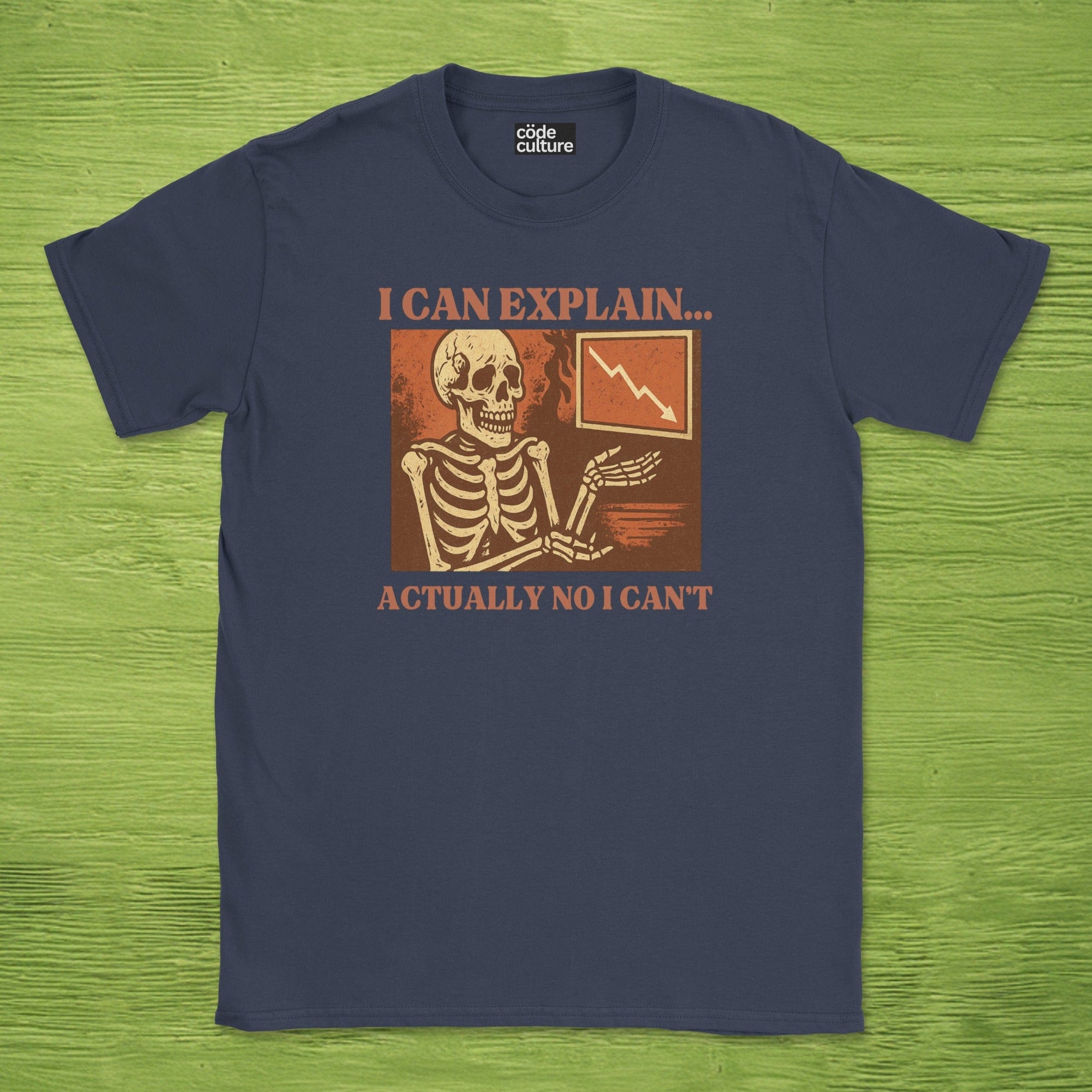 i can explain… actually no i can’t skeleton shirt