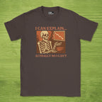 i can explain… actually no i can’t skeleton shirt