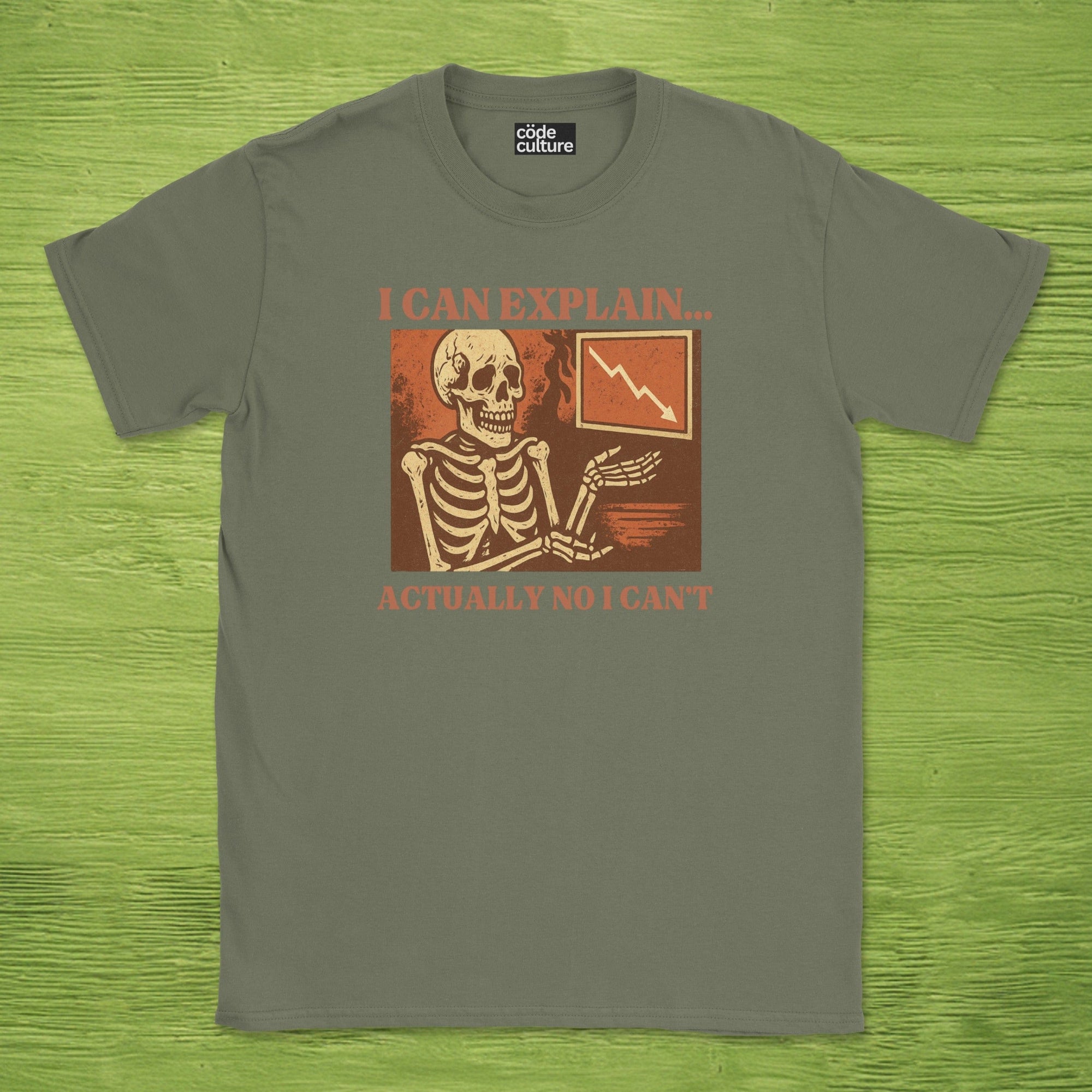 i can explain… actually no i can’t skeleton shirt