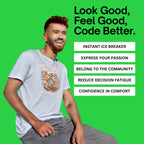 my code works i fear nothing. skeleton shirt