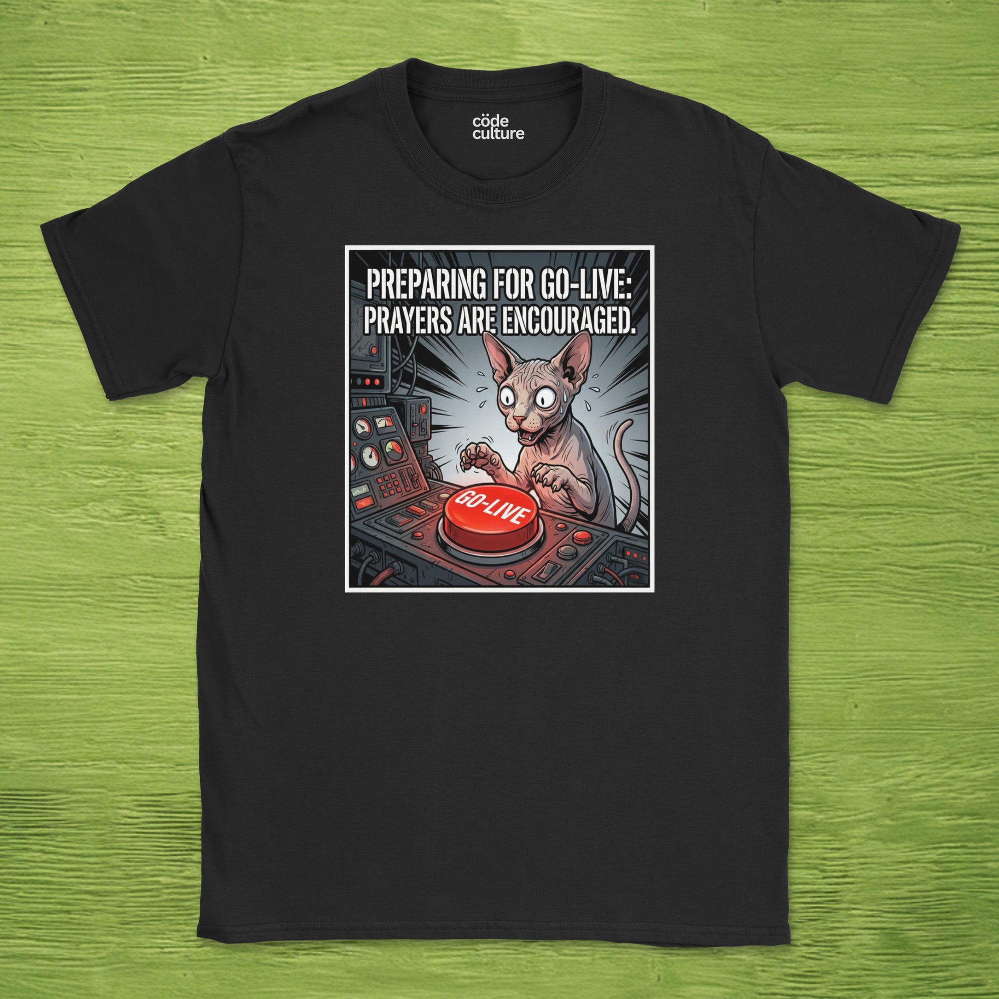 preparing for go-live shirt