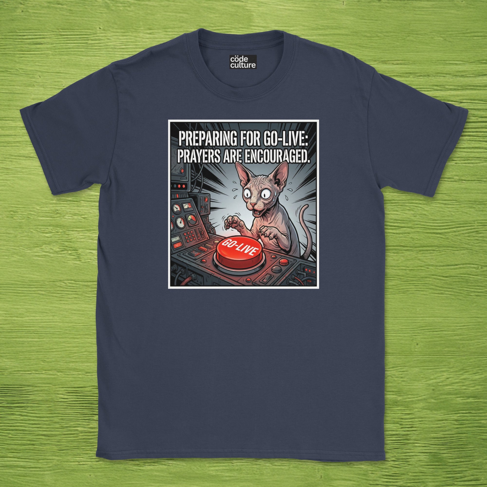 preparing for go-live shirt