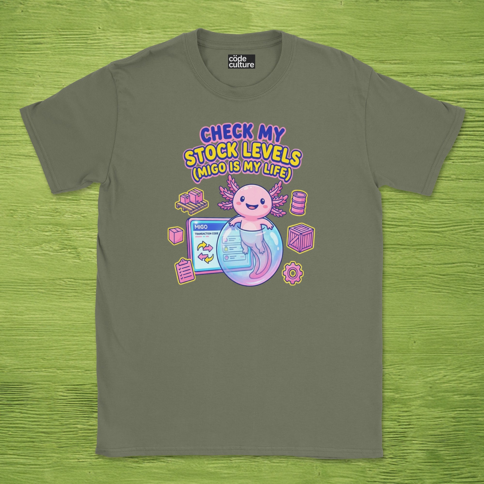 axolotl developer shirt