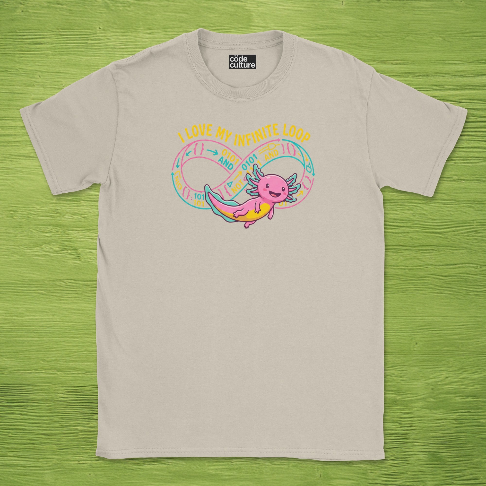 nerdy coder axolotl shirt