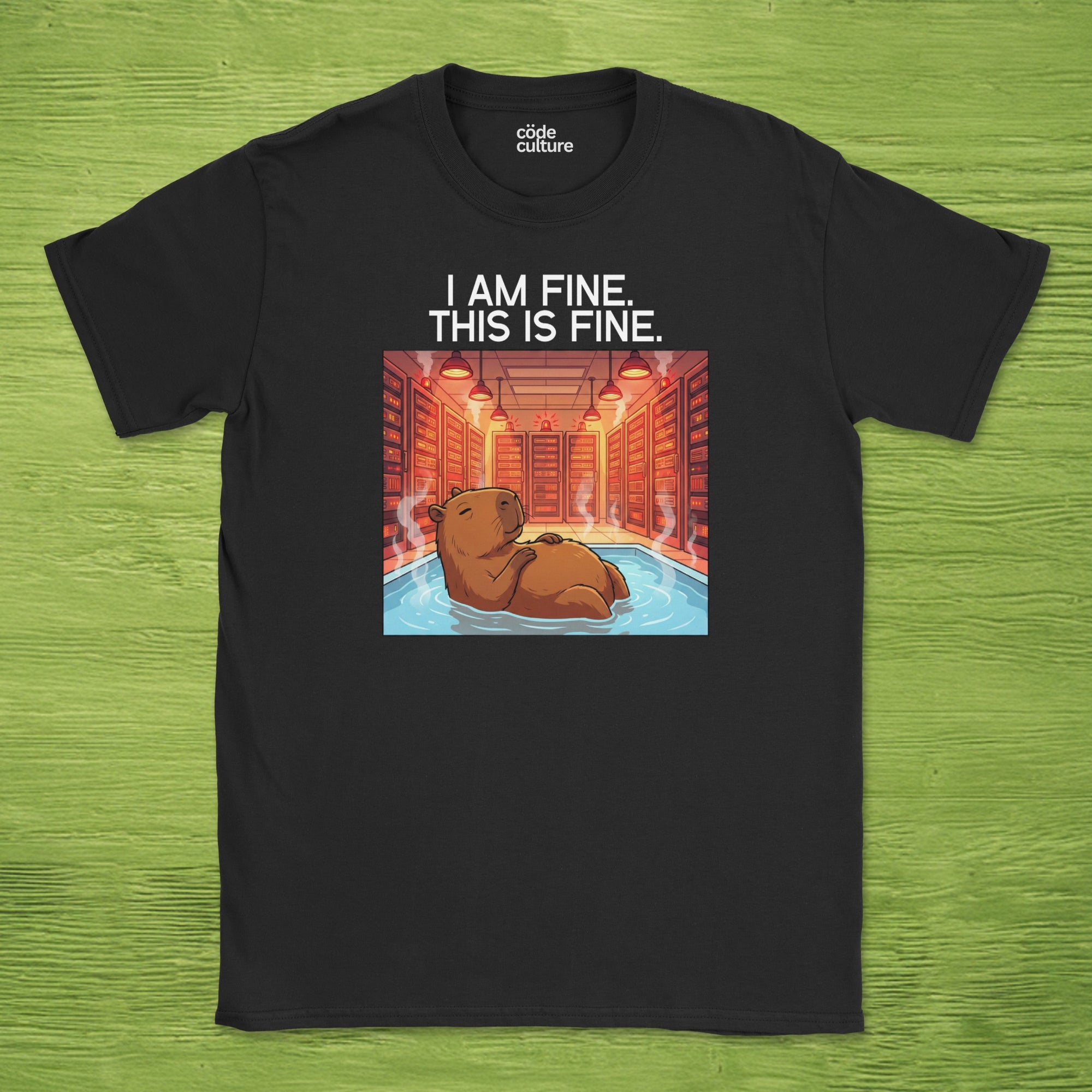i am fine capybara shirt