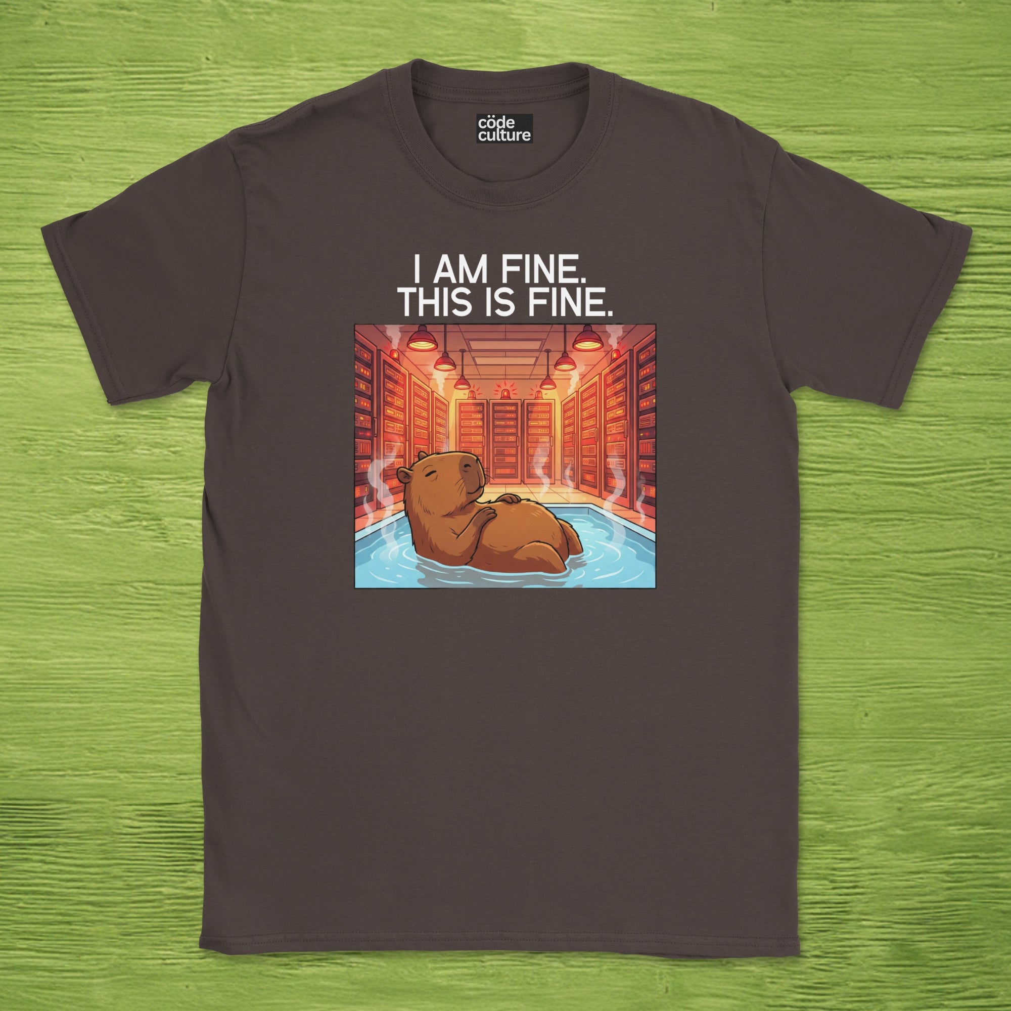 i am fine capybara shirt
