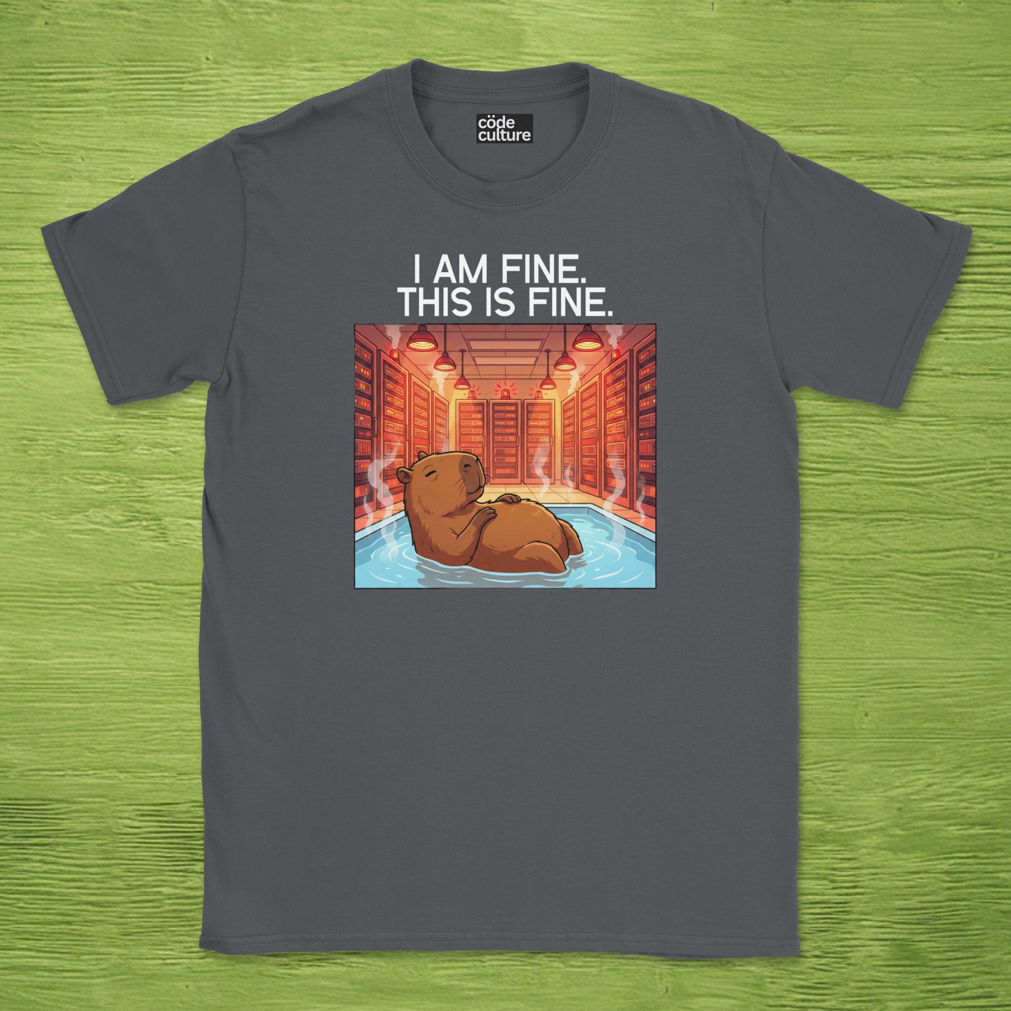 i am fine capybara shirt