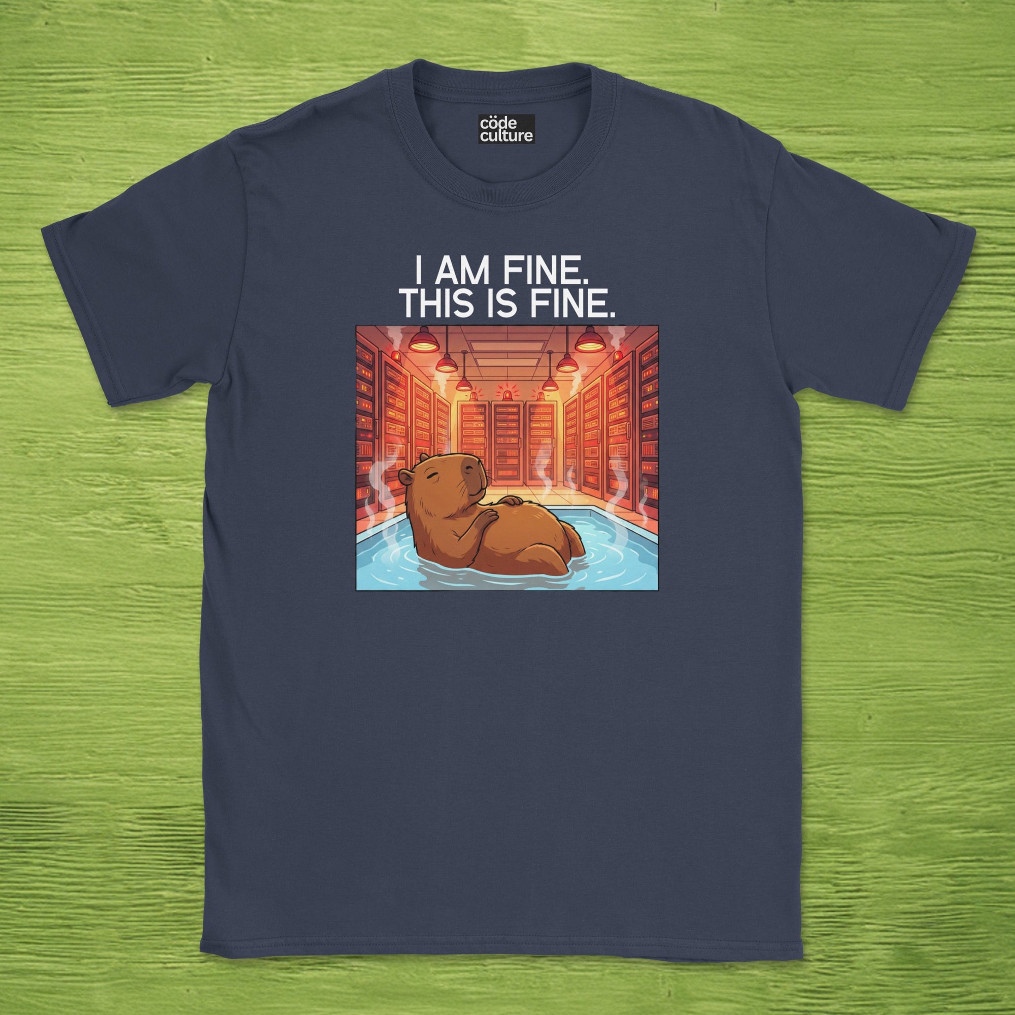 i am fine capybara shirt