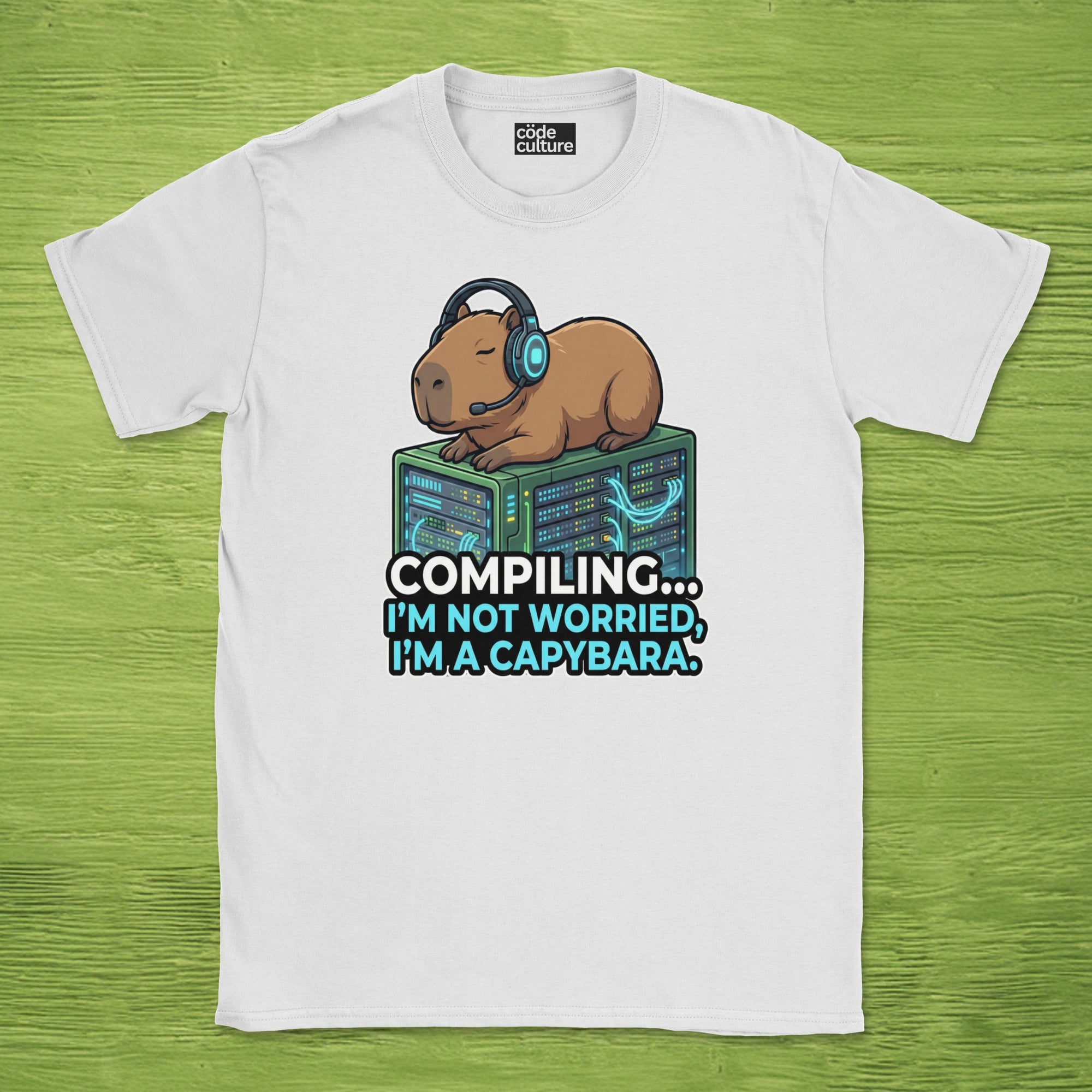 compiling im a capybara shirt