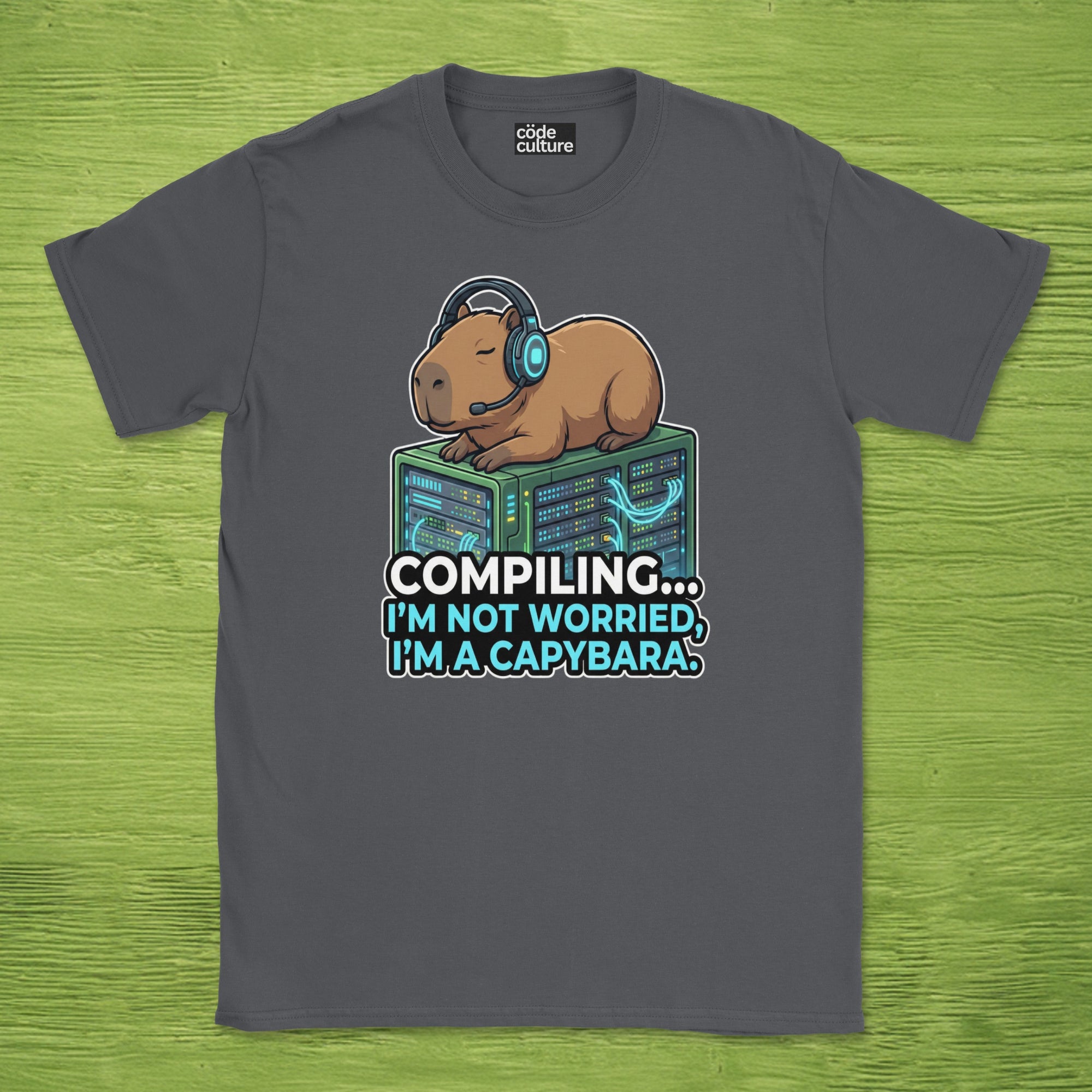 compiling im a capybara shirt