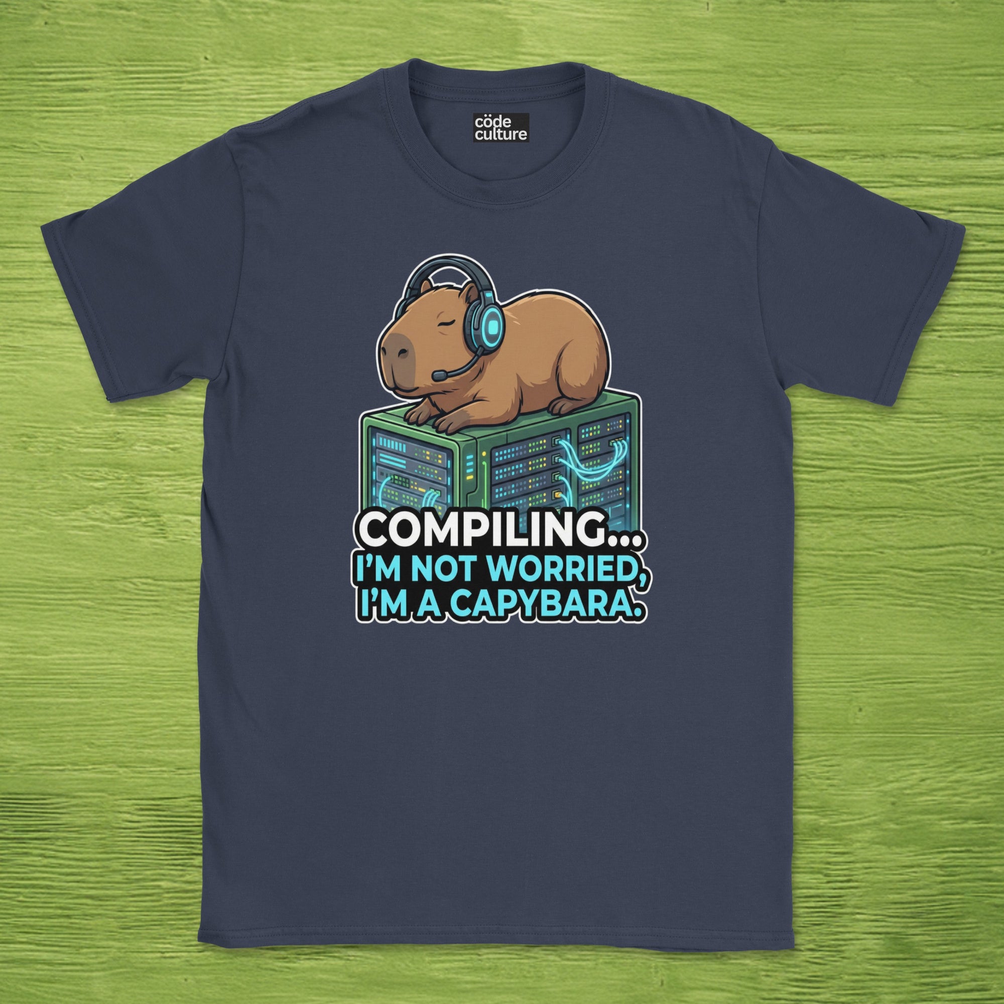 compiling im a capybara shirt