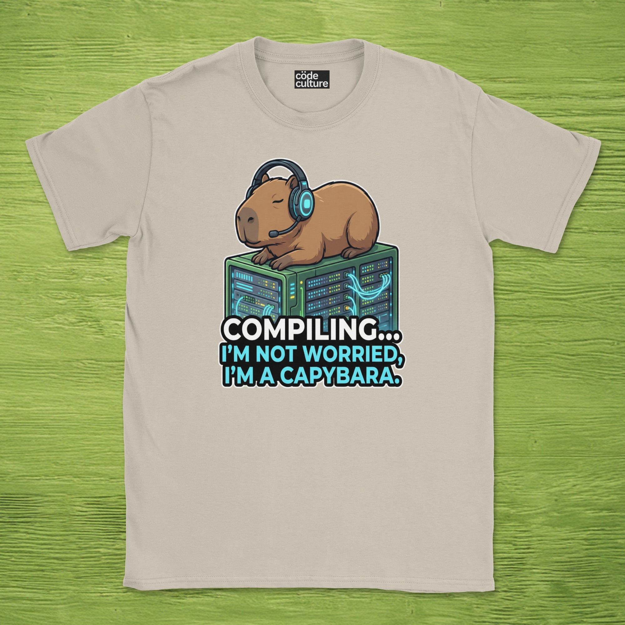 compiling im a capybara shirt