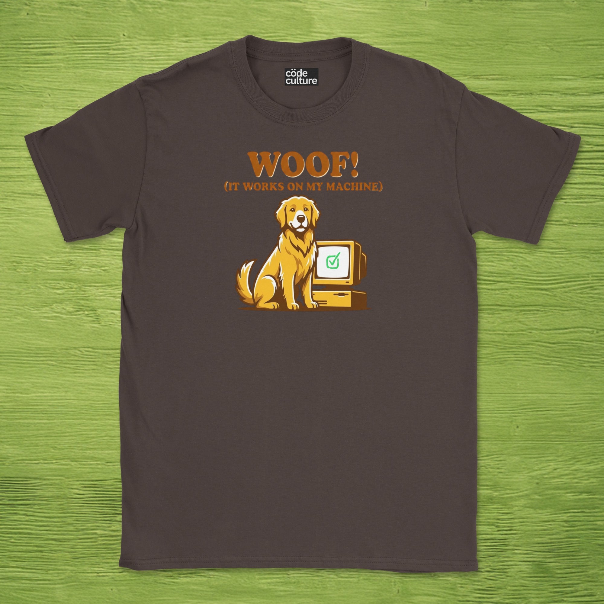 woof IT works shirt