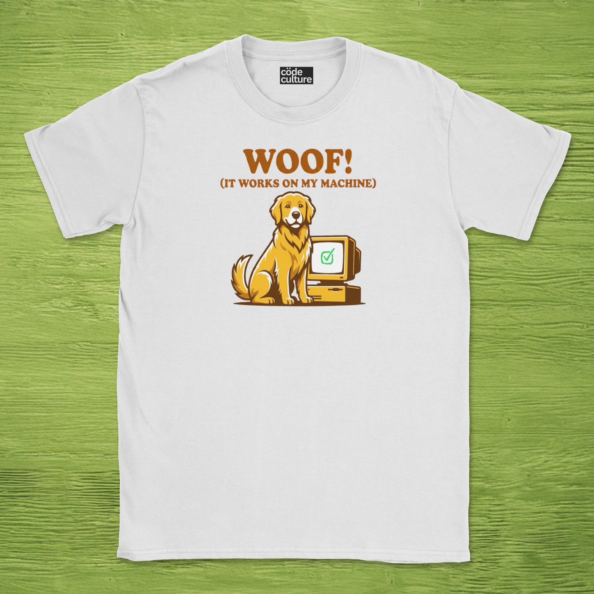 woof IT works shirt