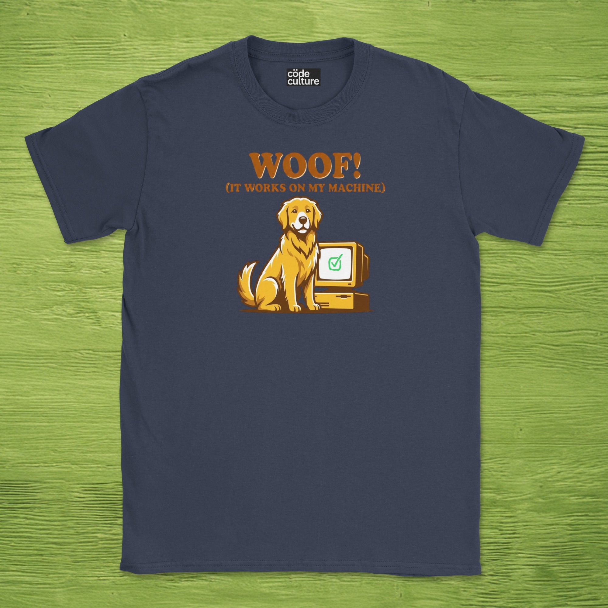 woof IT works shirt