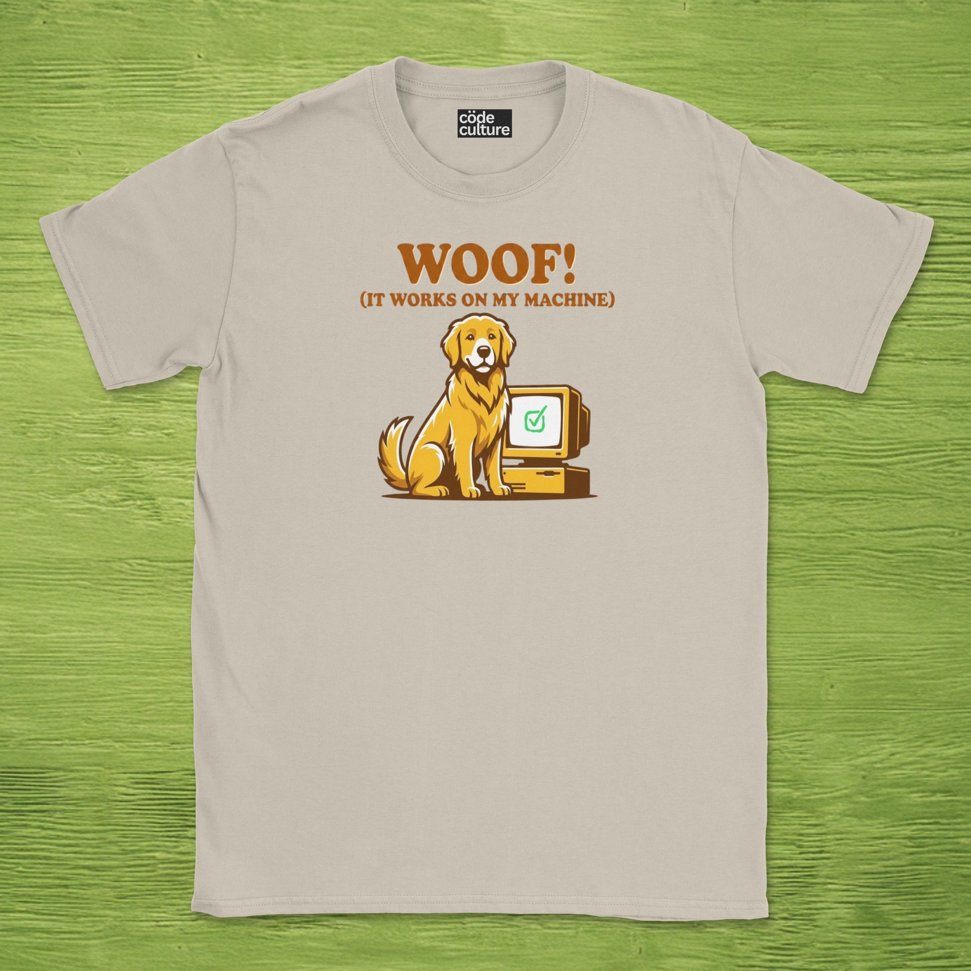 woof IT works shirt