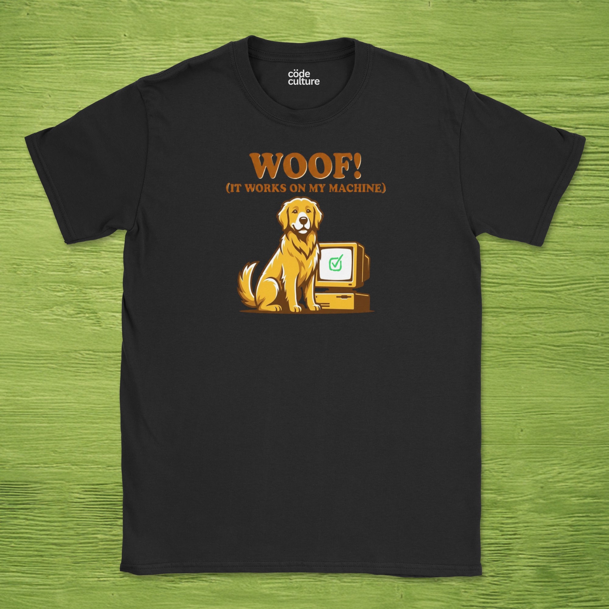 woof IT works shirt