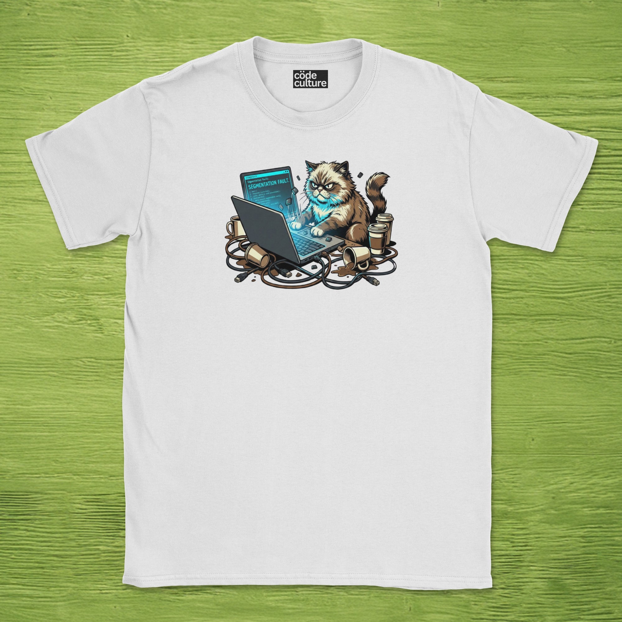 grumpy coder cat shirt