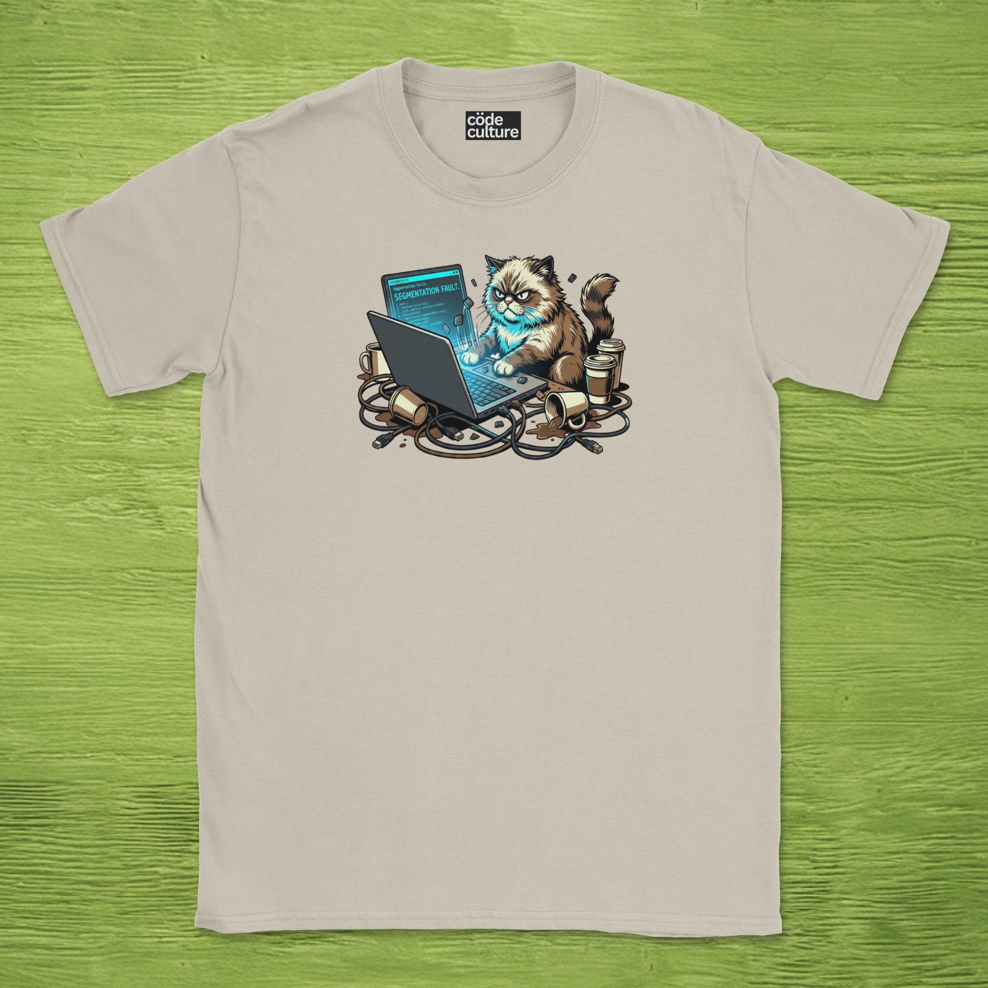 grumpy coder cat shirt