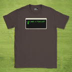 Code Culture git commit -m "fixed stuff" shirt funny programmer T-Shirt in Dark Chocolate — Code Culture developer clothing